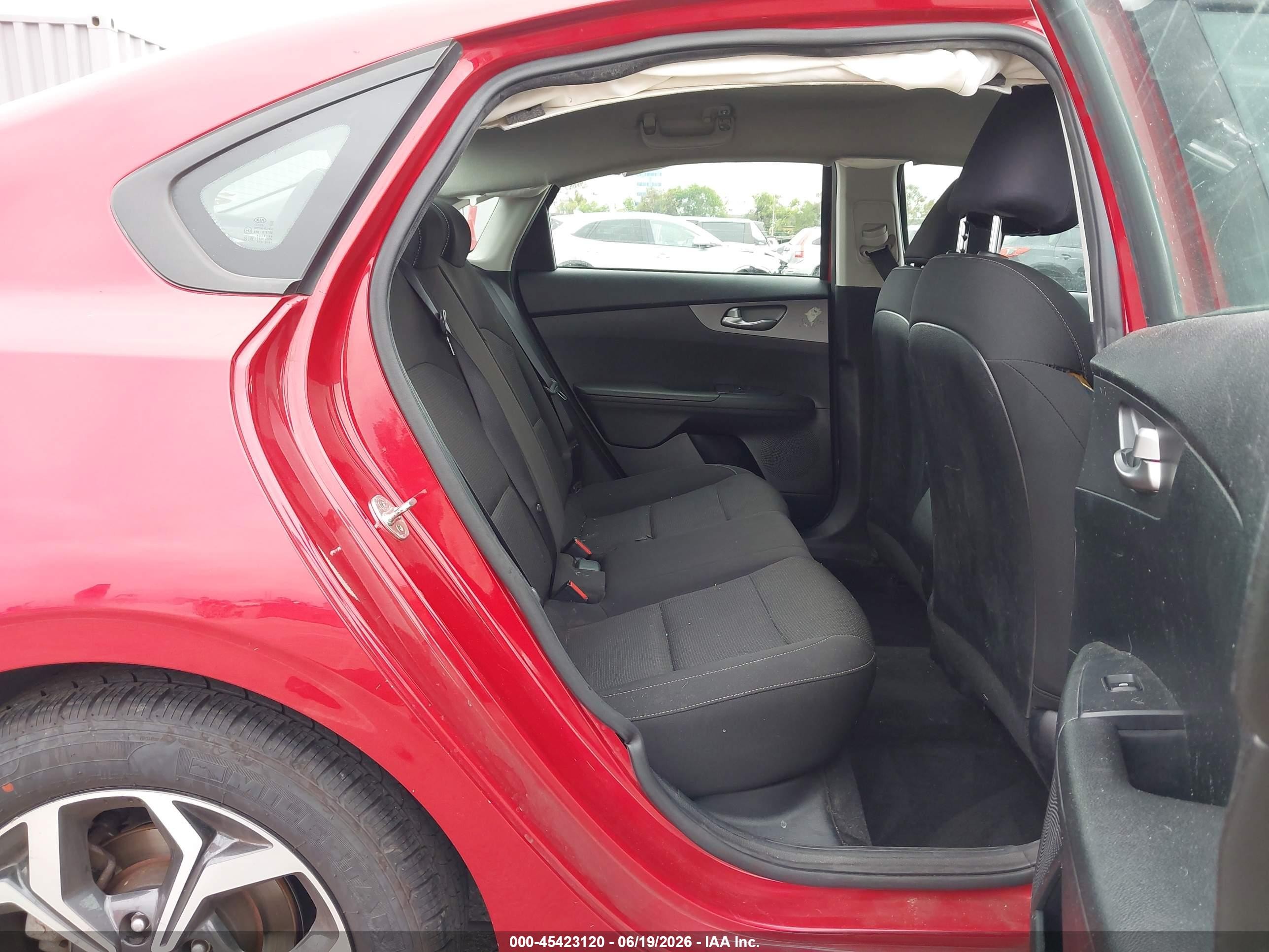 2019 Kia Forte VIN 3KPF24AD4KE109312 IAAI salvage auction — Front End, Salvage (California), sold $1,800 on 2026-07-06 (photo 8)