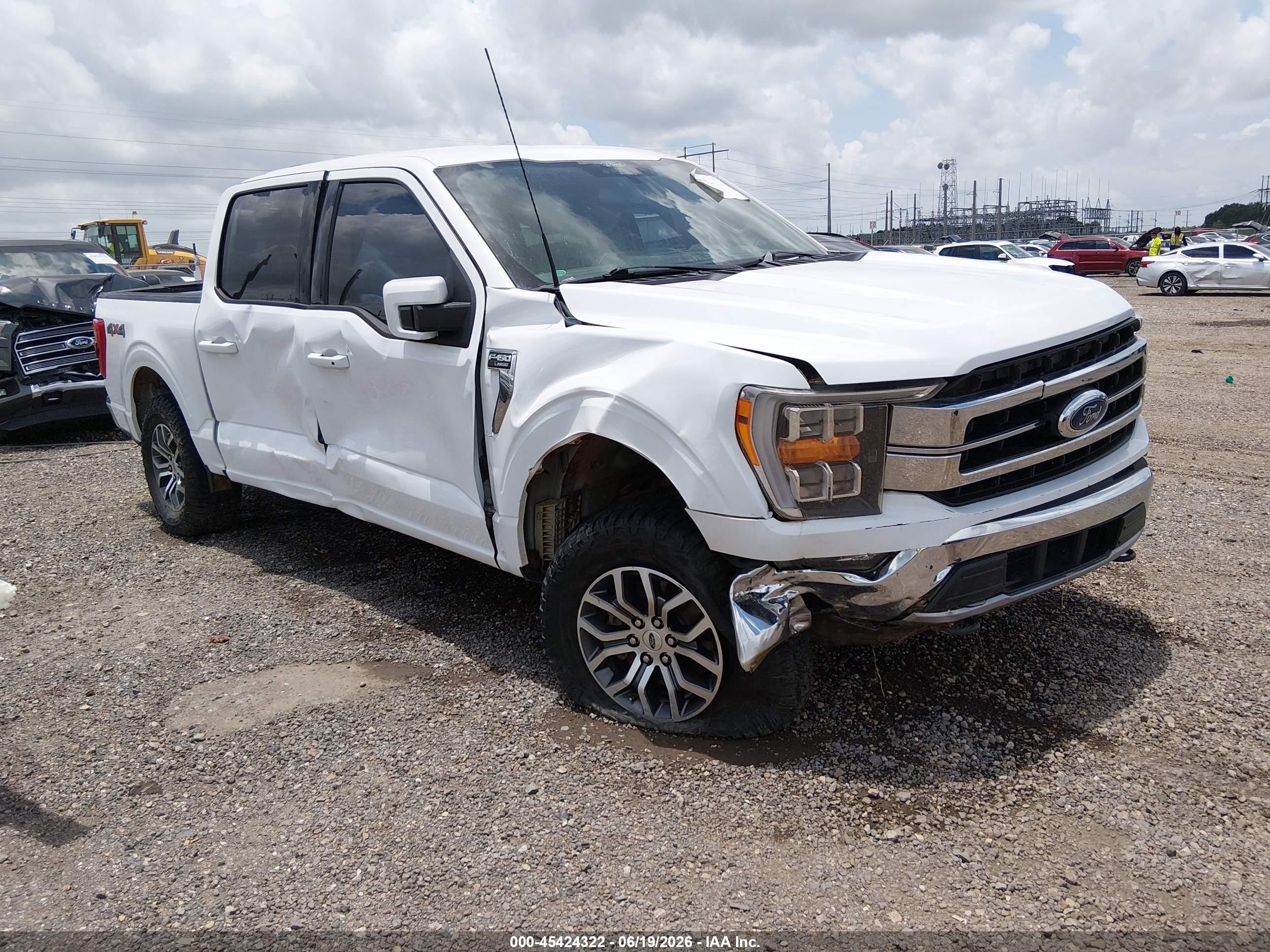 2022 Ford F-150 VIN 1FTFW1E87NFB22274 — IAAI salvage auction photo