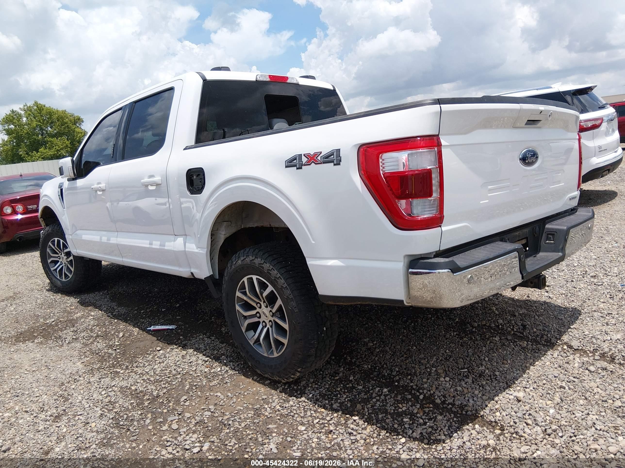 2022 Ford F-150 VIN 1FTFW1E87NFB22274 IAAI salvage auction — Unknown, Salvage (Louisiana), sold $11,000 on 2026-09-25 (photo 3)