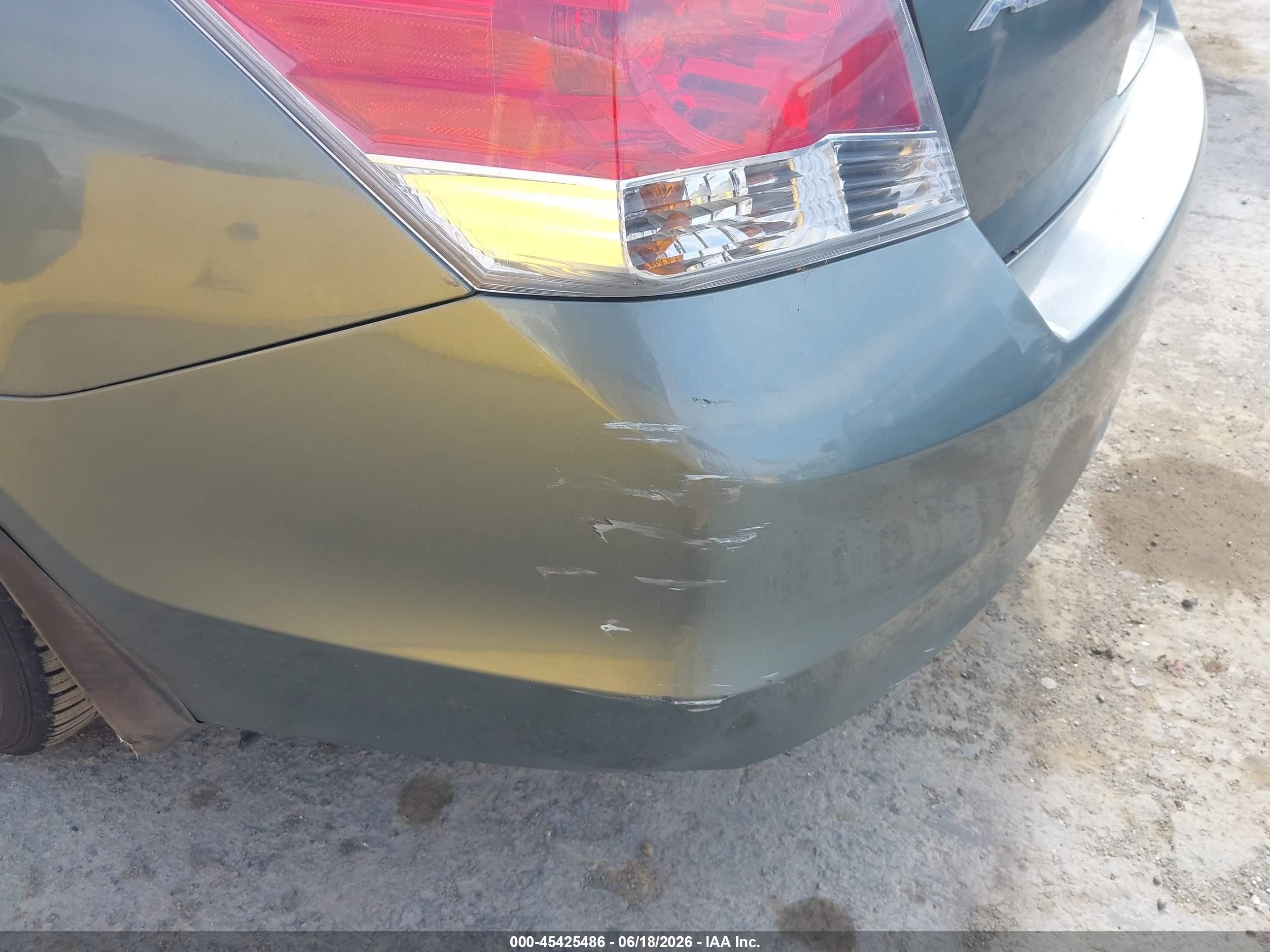 2008 Honda Accord VIN JHMCP26708C003370 IAAI salvage auction — Normal Wear, App For Dup Salv Title - Dealer (California), sold $500 on 2026-07-09 (photo 6)