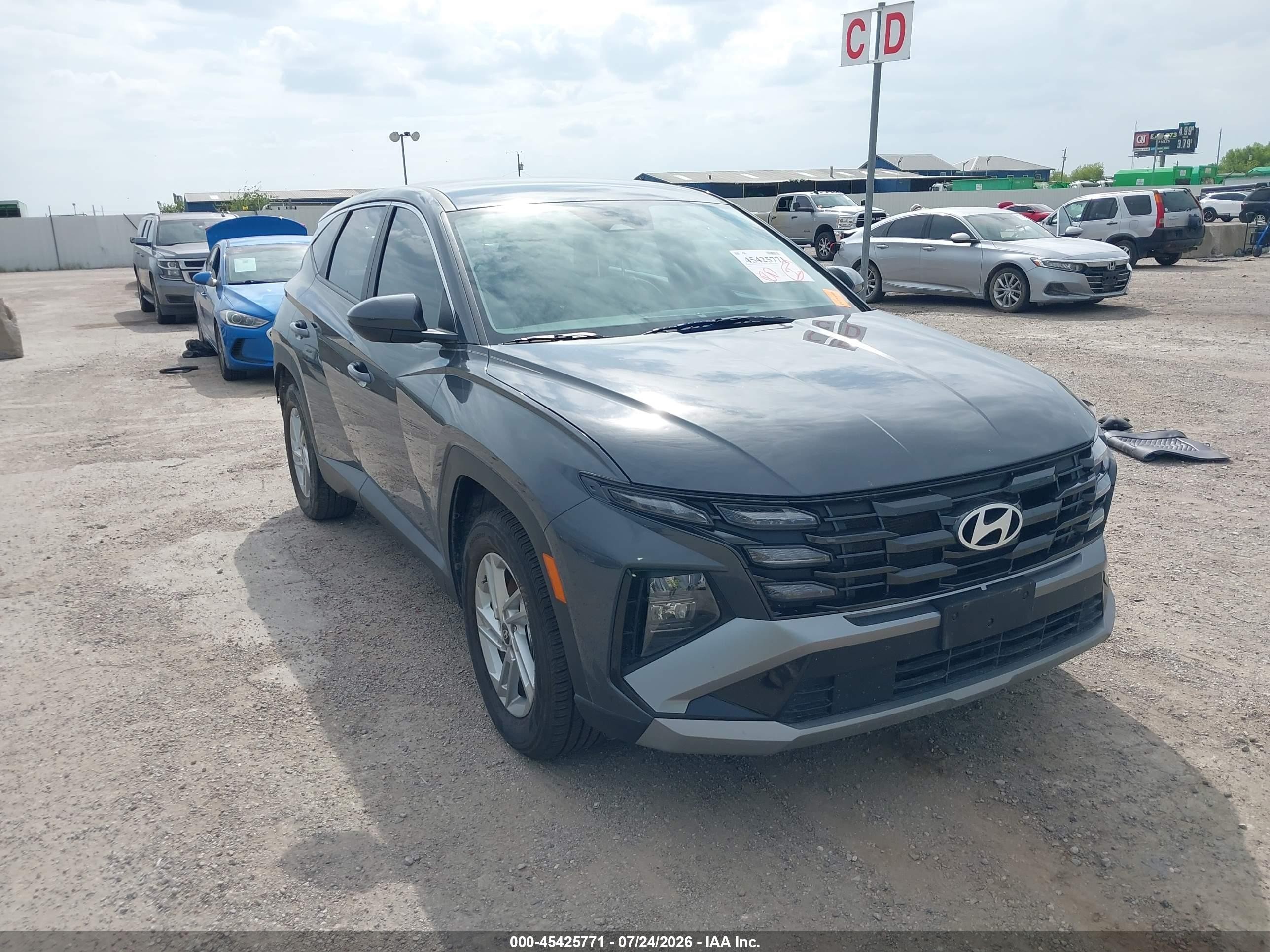 2025 Hyundai Tucson VIN 5NMJA3DE4SH466817 — IAAI salvage auction photo