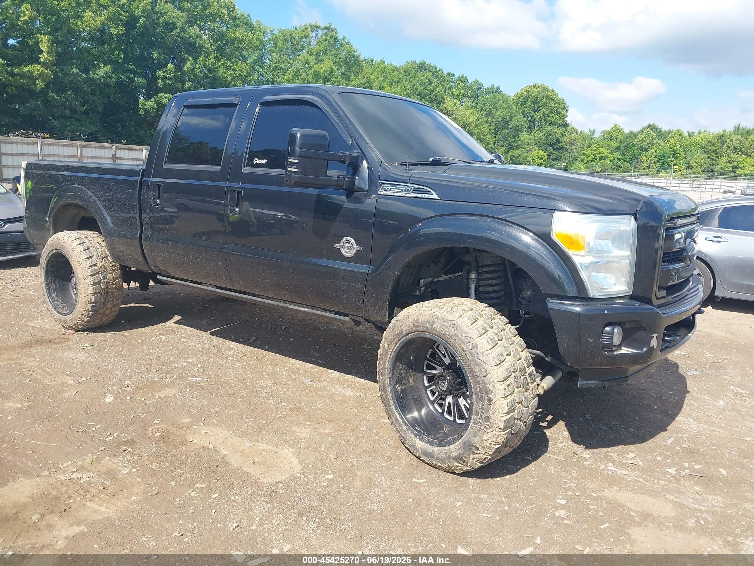 2011 Ford F-550 Super Duty VIN 1FT7W2BT1BEA06377 IAAI salvage auction — Water/Flood, Salvage (Tennessee), sold $5,700 on 2026-07-08 (photo 1)