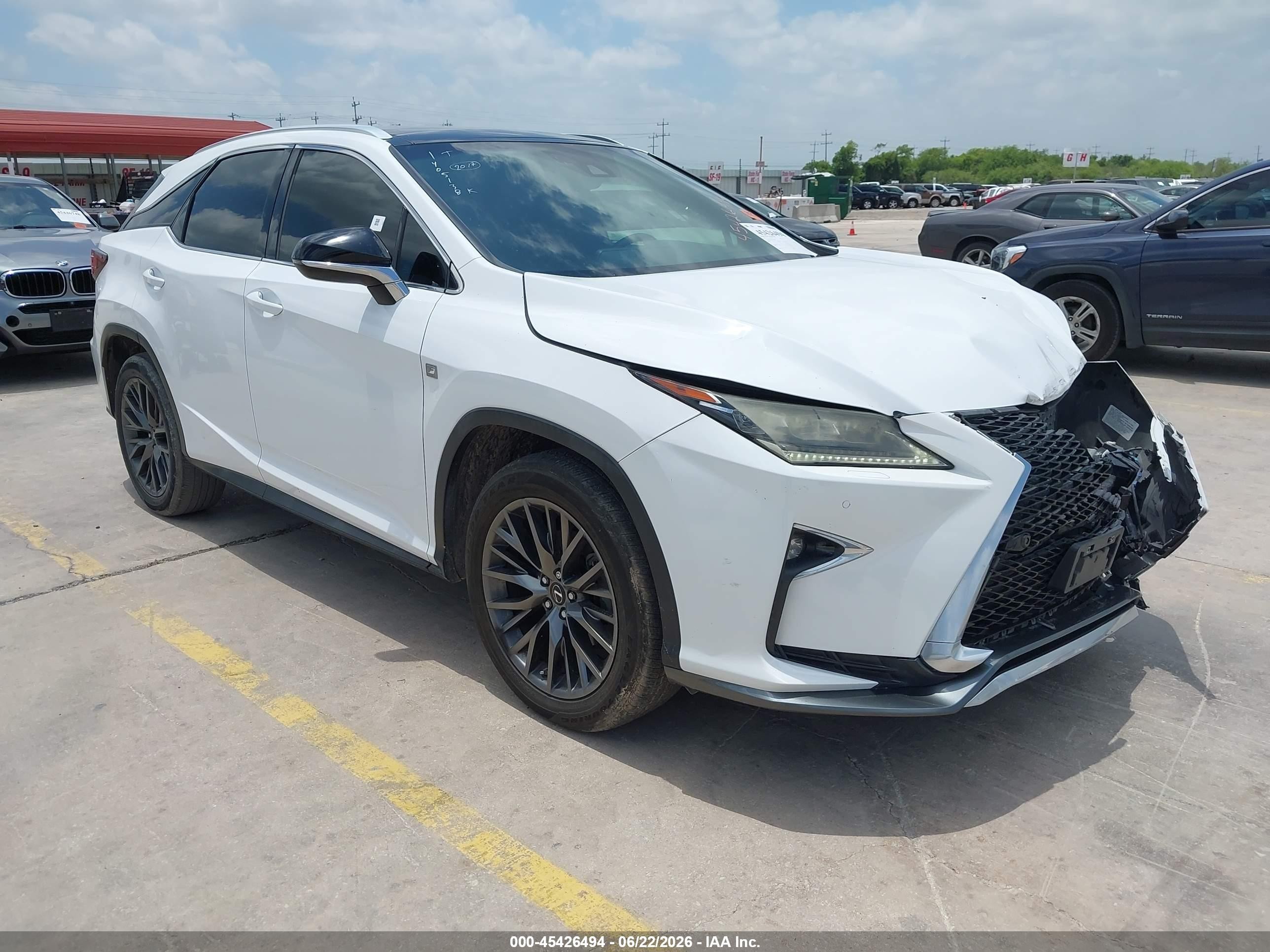2017 Lexus RX 350 VIN 2T2ZZMCA4HC090341 — IAAI salvage auction photo