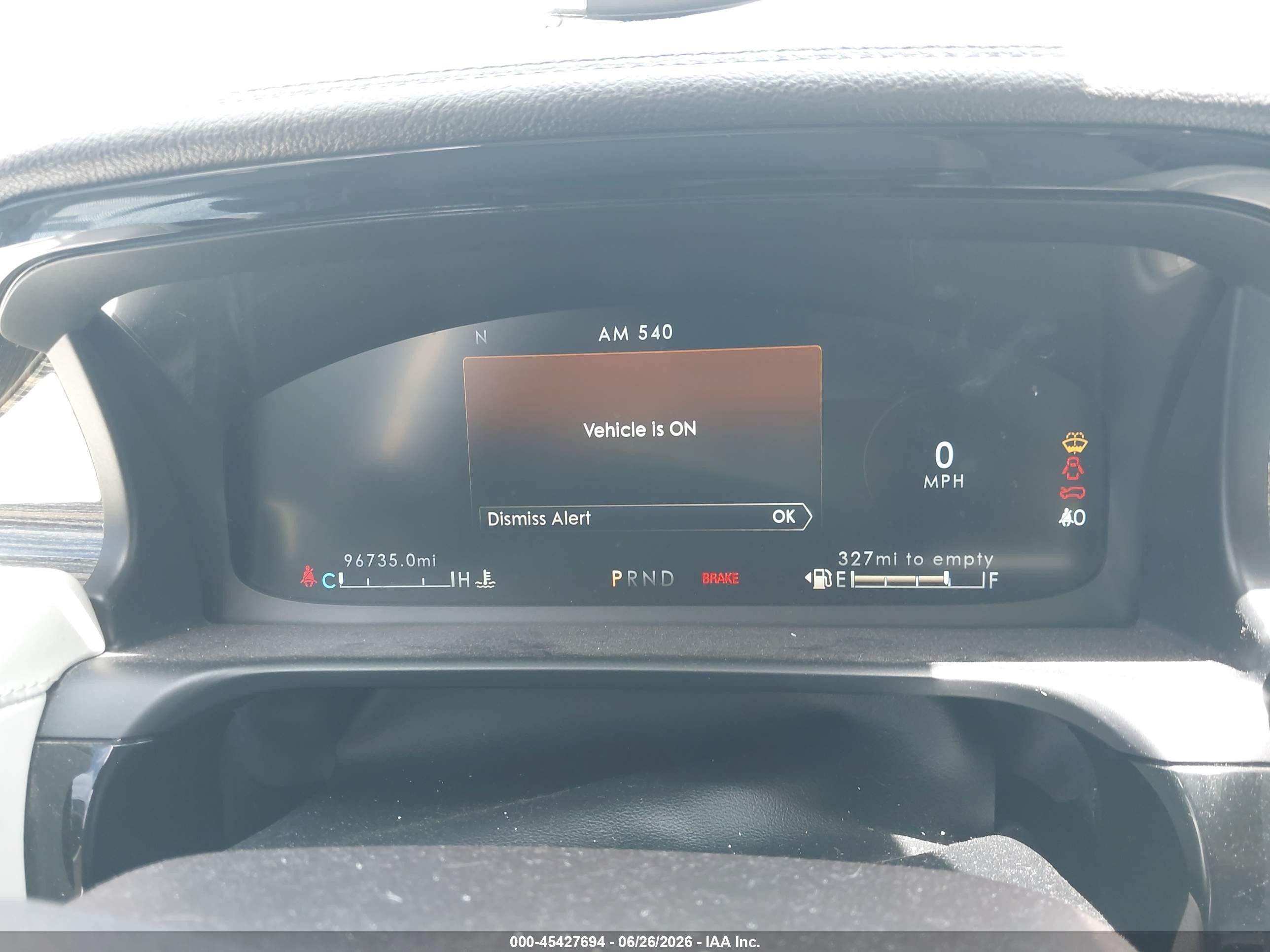 2020 Lincoln Aviator VIN 5LM5J9XC4LGL04914 IAAI salvage auction — Front End, Wait Title, sold $7,800 on 2026-09-21 (photo 7)