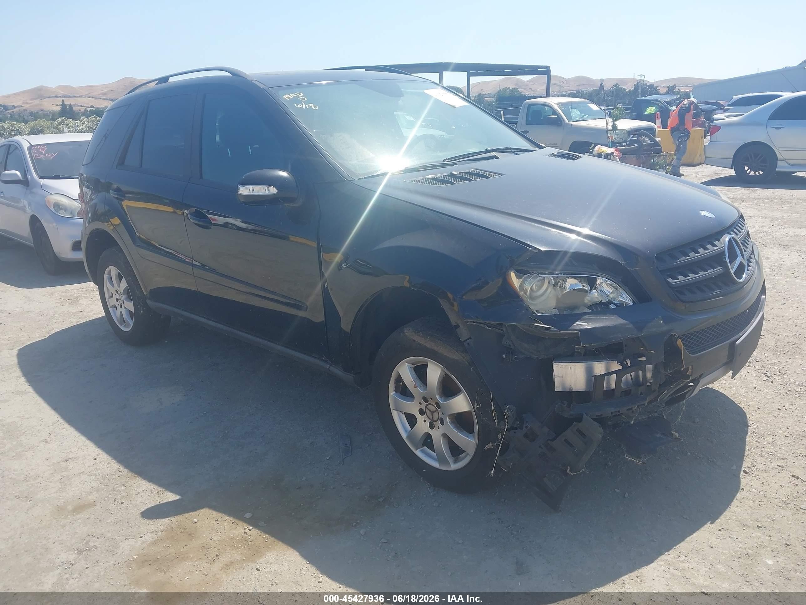 2006 Mercedes-Benz ML-Class VIN 4JGBB86E66A005254 IAAI salvage auction — Normal Wear, Clear - Dealer Only (California), sold $475 on 2026-07-02 (photo 1)