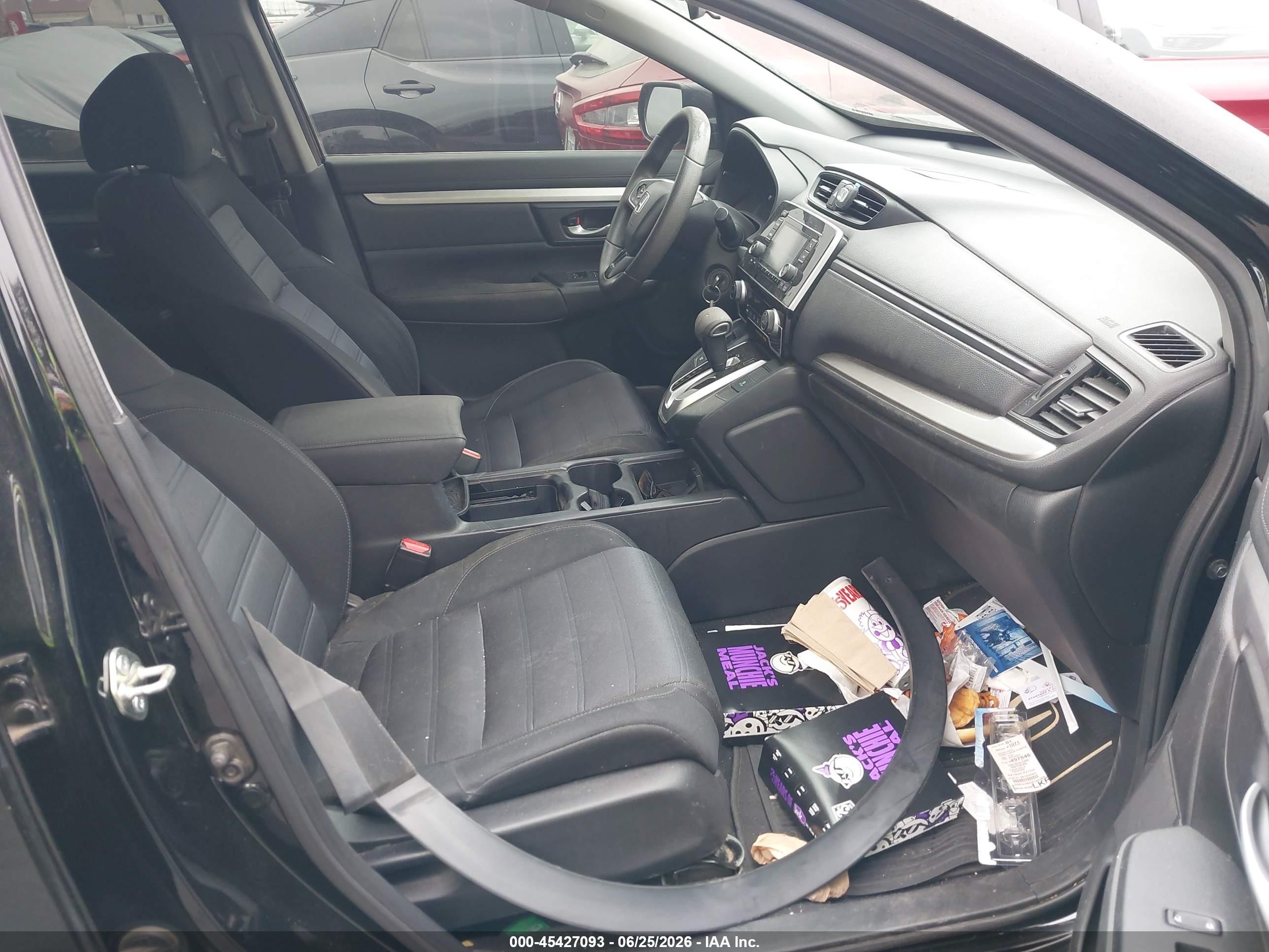 2019 Honda CR-V VIN 2HKRW5H36KH421440 IAAI salvage auction — Front End, Salvage Certificate (California), sold $6,700 on 2026-07-12 (photo 5)