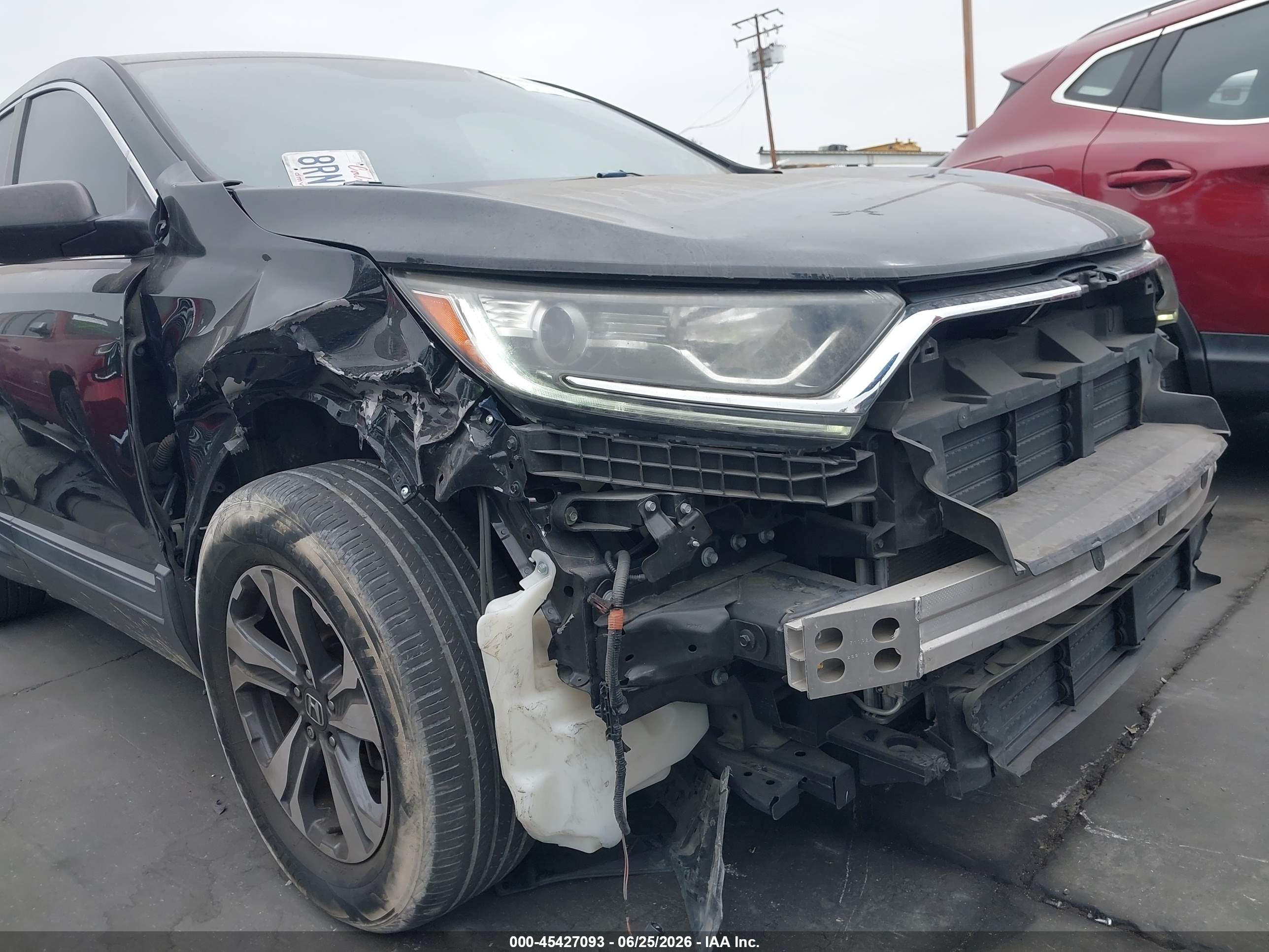 2019 Honda CR-V VIN 2HKRW5H36KH421440 IAAI salvage auction — Front End, Salvage Certificate (California), sold $6,700 on 2026-07-12 (photo 6)
