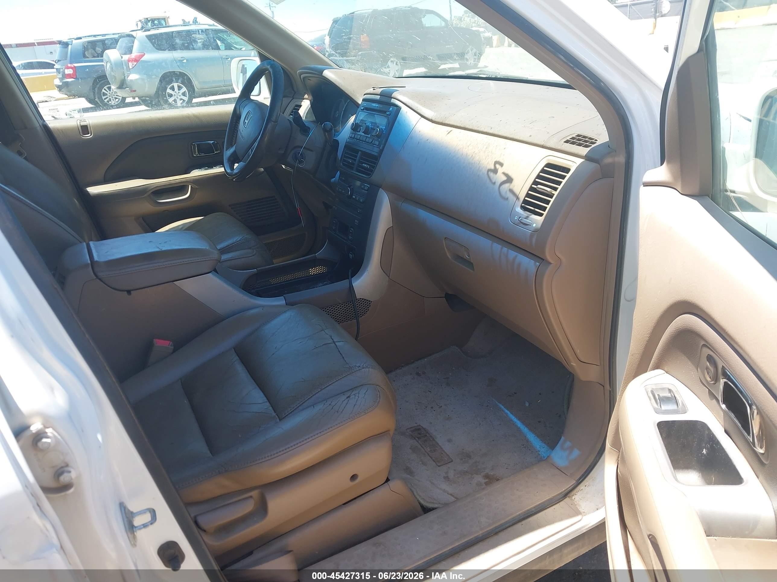 2008 Honda Pilot VIN 5FNYF28668B024242 IAAI salvage auction — Normal Wear, Clear - Dealer Only (California), sold $350 on 2026-07-02 (photo 5)