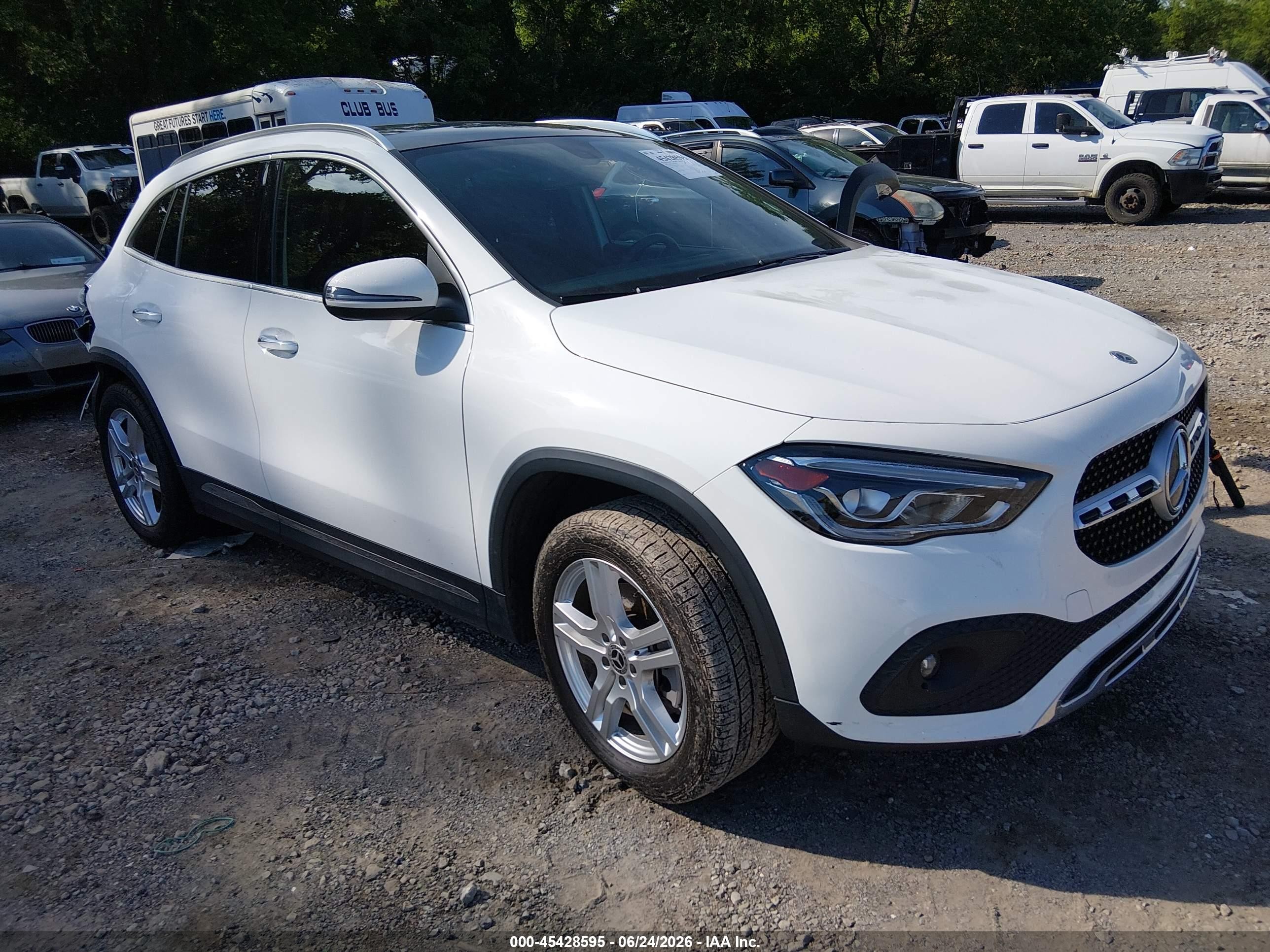 2021 Mercedes-Benz GLA-Class VIN W1N4N4GB0MJ264488 — IAAI salvage auction photo