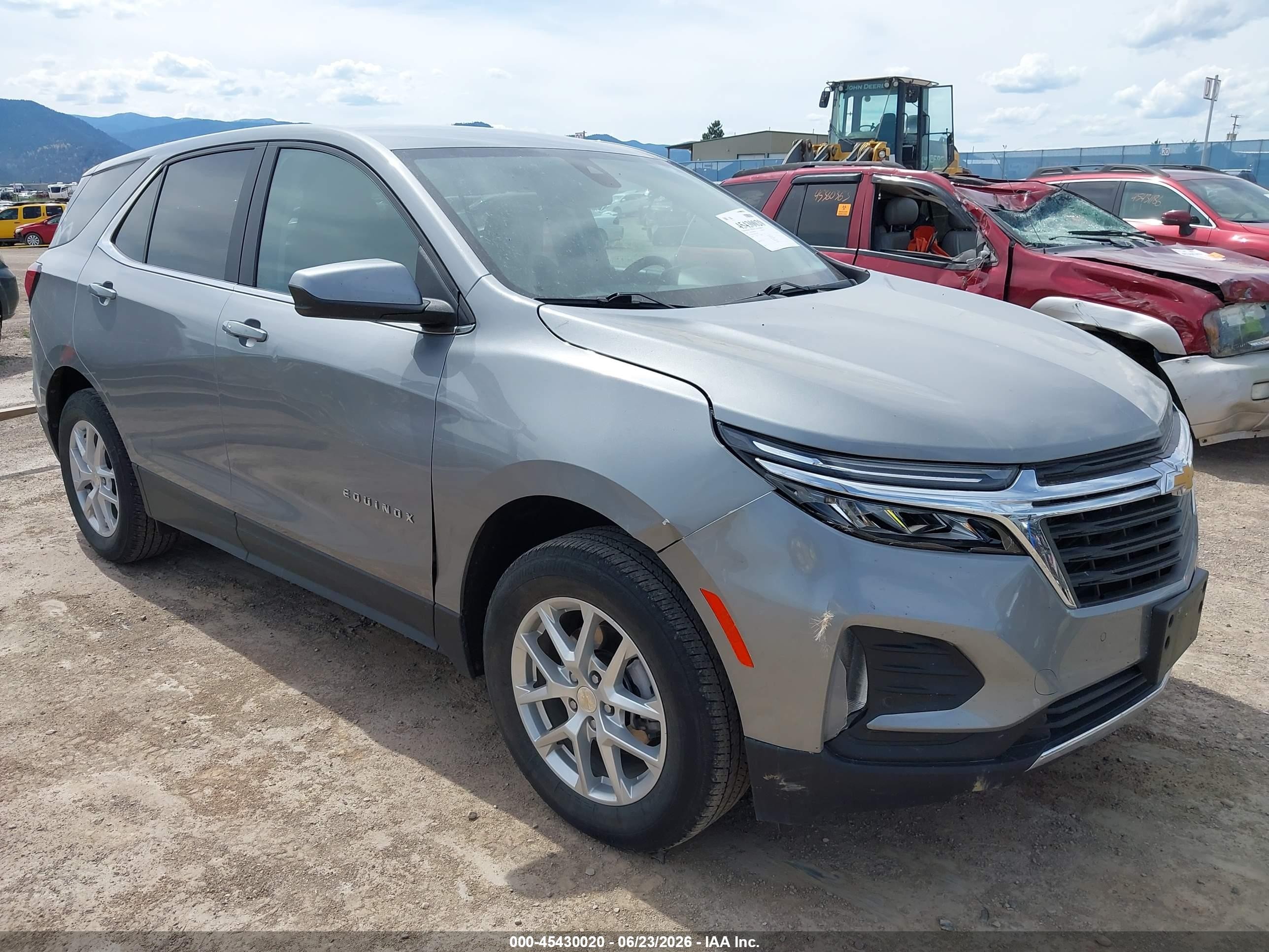 2024 Chevrolet Equinox VIN 3GNAXUEG8RL353834 IAAI salvage auction — Unknown, Enterprise Vehicles Clear Only (Montana), sold $13,700 on 2026-07-06 (photo 1)