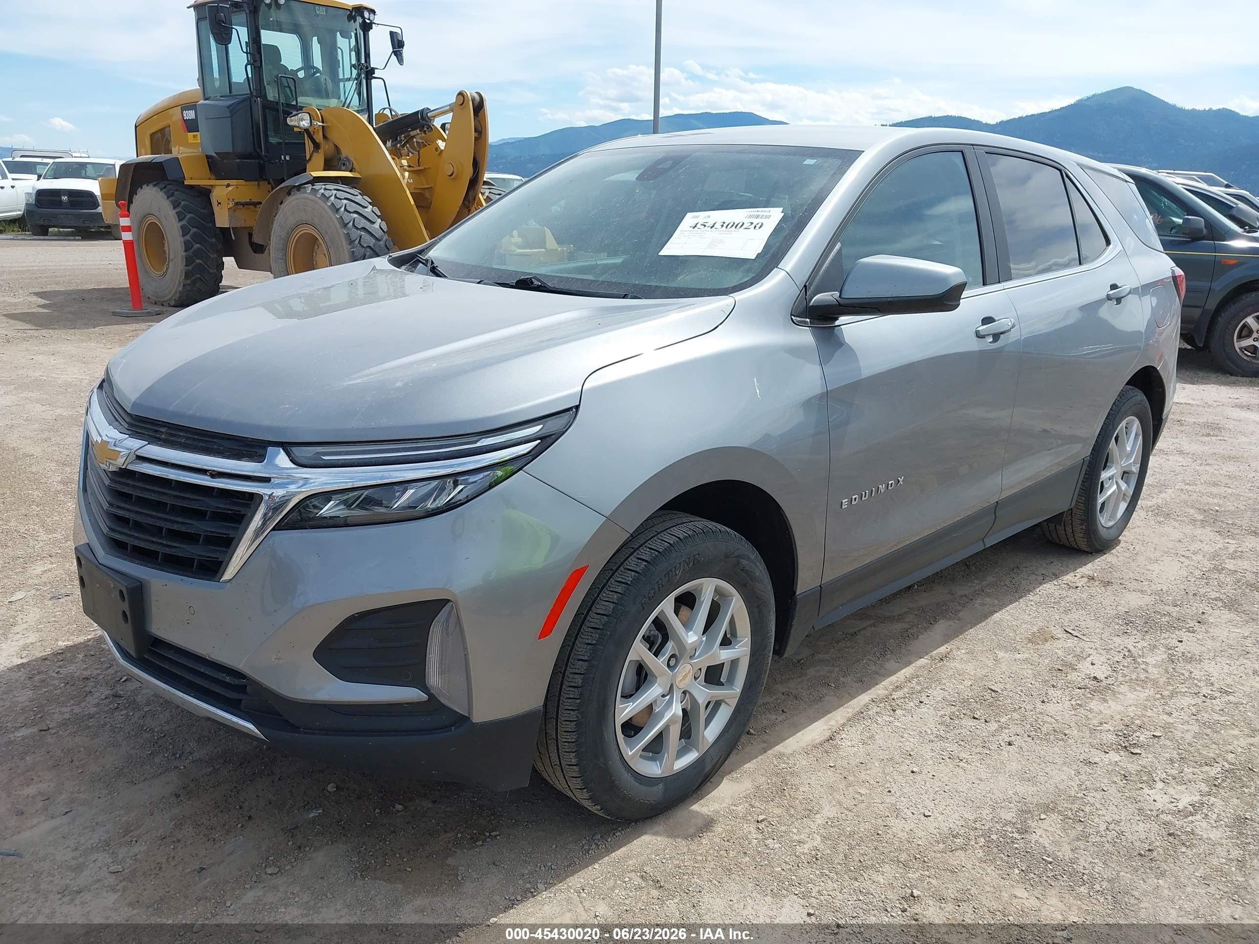 2024 Chevrolet Equinox VIN 3GNAXUEG8RL353834 IAAI salvage auction — Unknown, Enterprise Vehicles Clear Only (Montana), sold $13,700 on 2026-07-06 (photo 2)