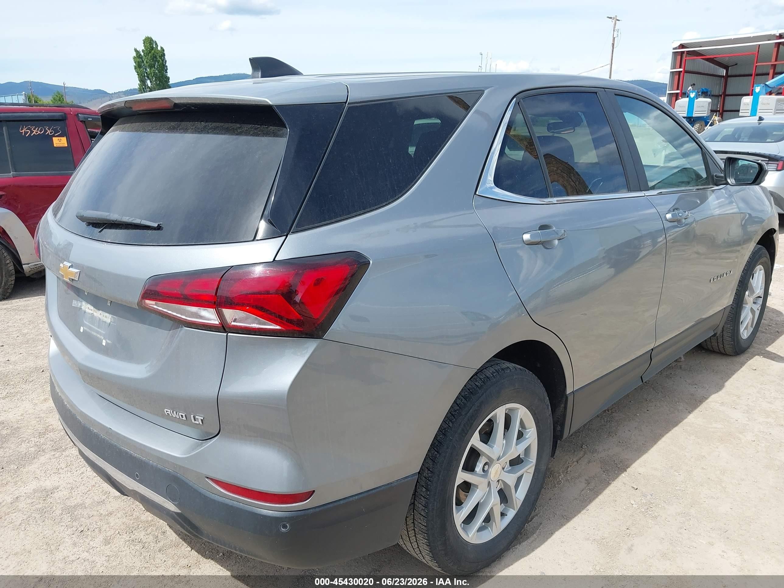 2024 Chevrolet Equinox VIN 3GNAXUEG8RL353834 IAAI salvage auction — Unknown, Enterprise Vehicles Clear Only (Montana), sold $13,700 on 2026-07-06 (photo 4)