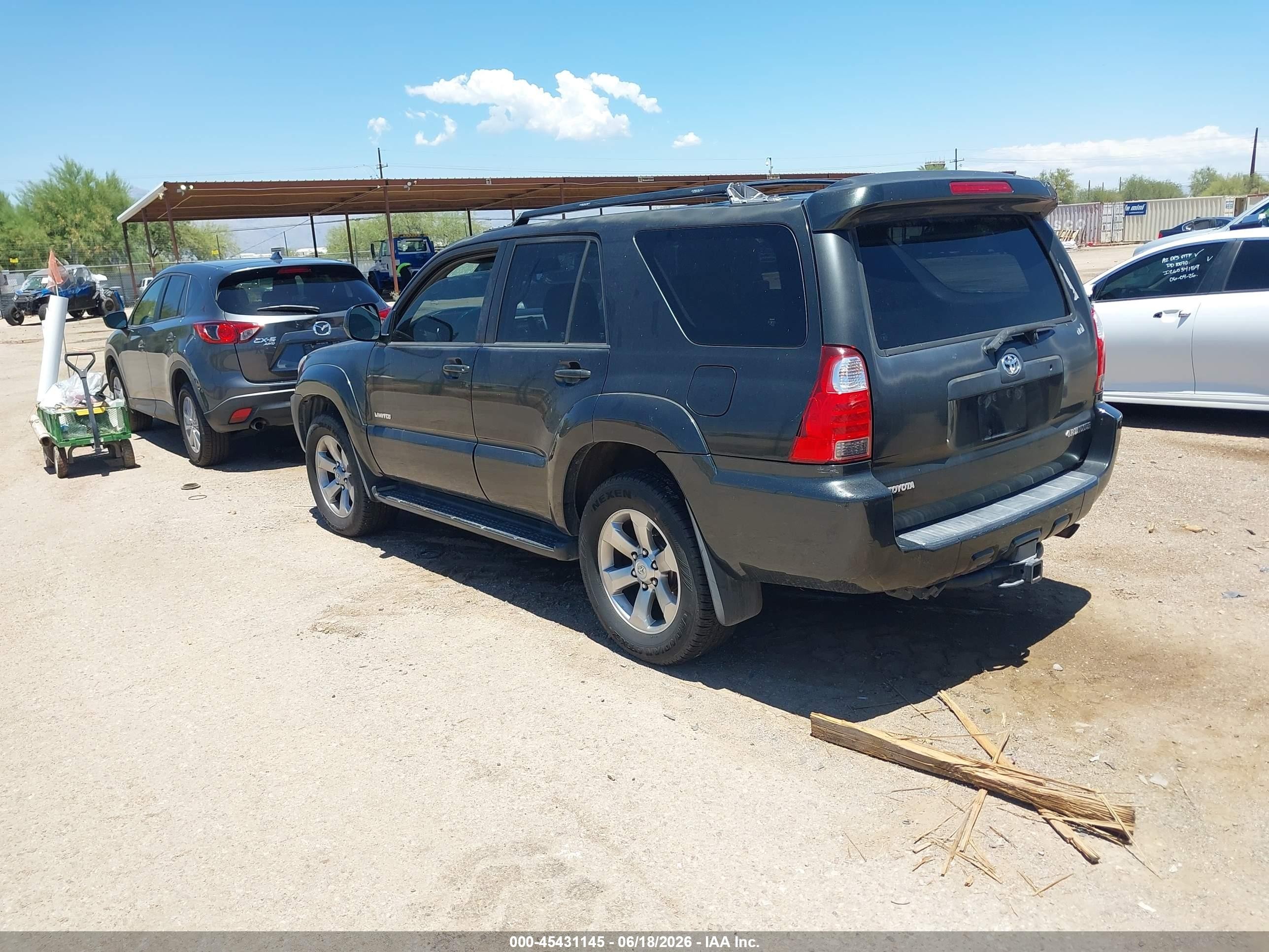 2006 Toyota 4Runner VIN JTEZT17R068009571 IAAI salvage auction — Normal Wear, Clear-Dealer Only (Arizona), sold $3,125 on 2026-07-02 (photo 3)