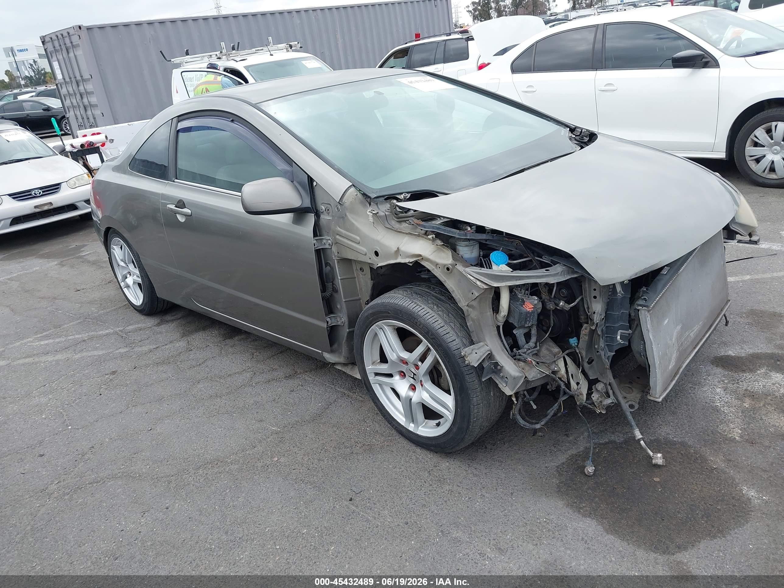 2006 Honda Civic VIN 2HGFG12656H533450 IAAI salvage auction — Normal Wear, Salvage (California), sold $325 on 2026-07-09 (photo 1)