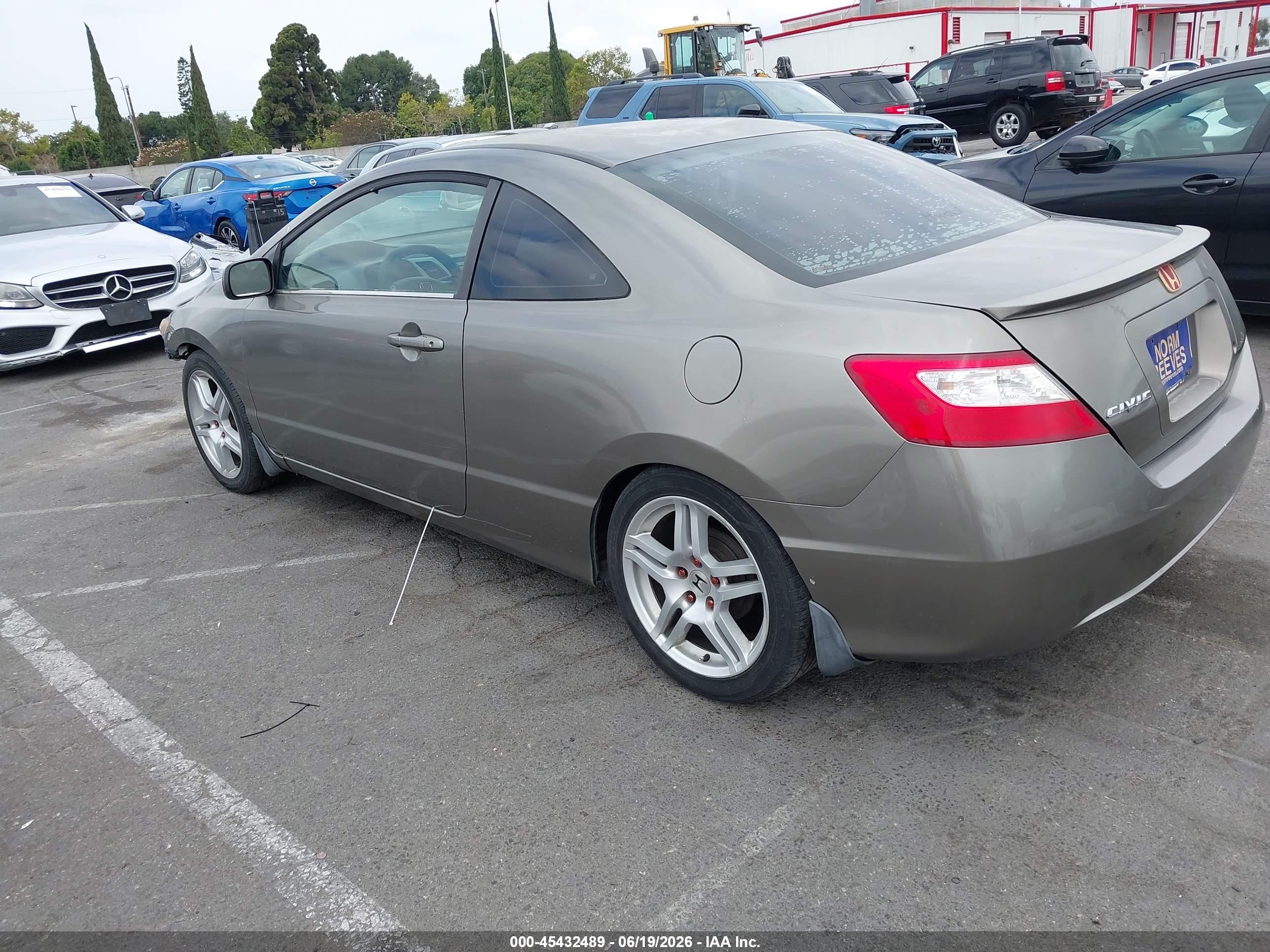 2006 Honda Civic VIN 2HGFG12656H533450 IAAI salvage auction — Normal Wear, Salvage (California), sold $325 on 2026-07-09 (photo 3)