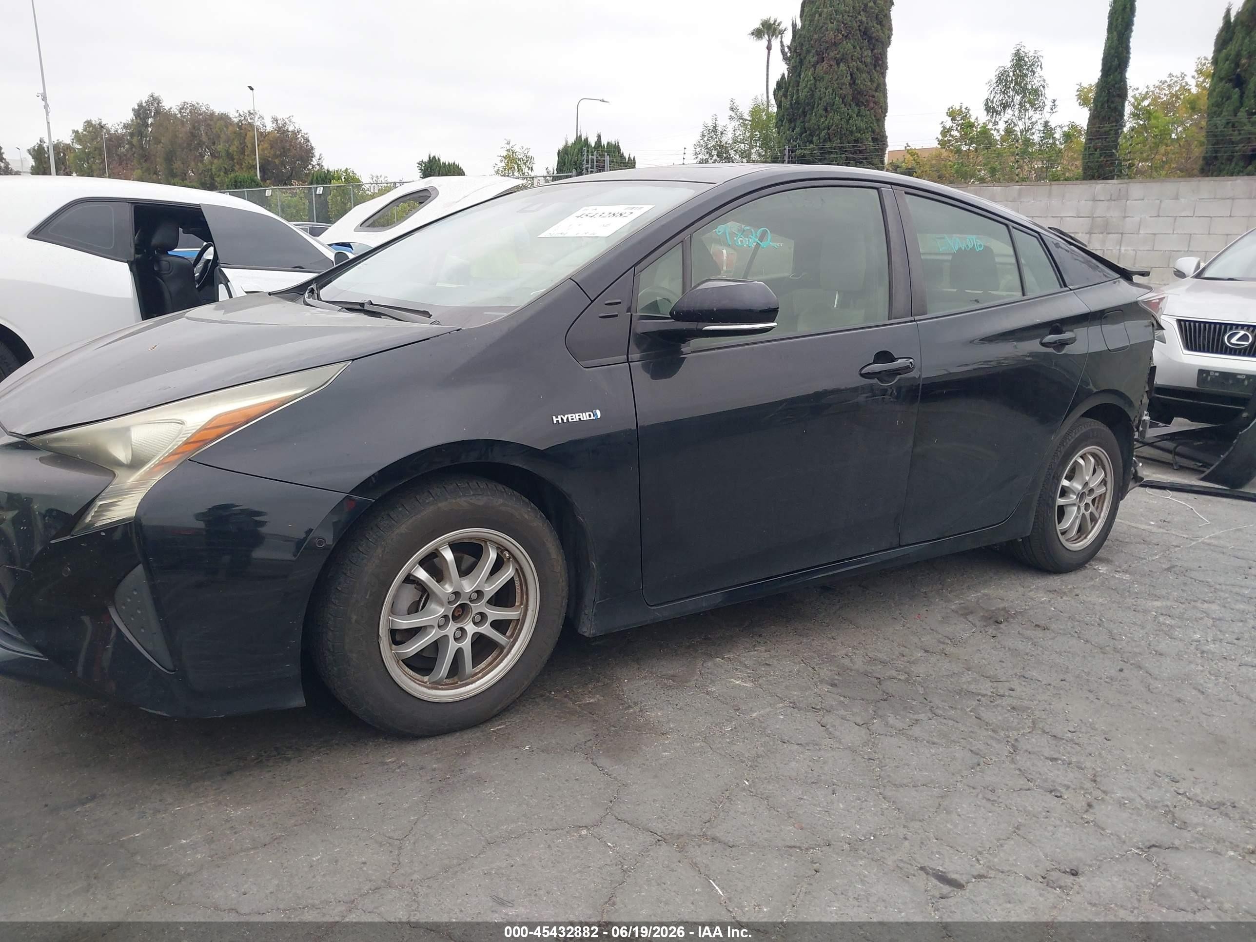 2017 Toyota Prius VIN JTDKARFU3H3047649 IAAI salvage auction — Rear End, Salvage (California), sold $3,200 on 2026-07-09 (photo 2)