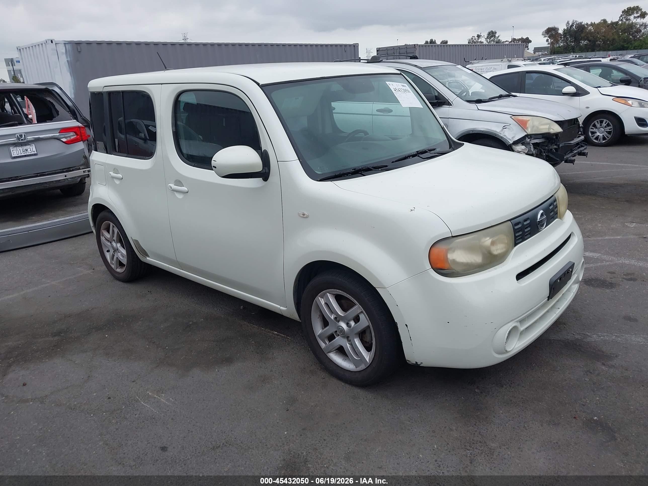 2010 Nissan Cube VIN JN8AZ2KR1AT169773 — IAAI salvage auction photo