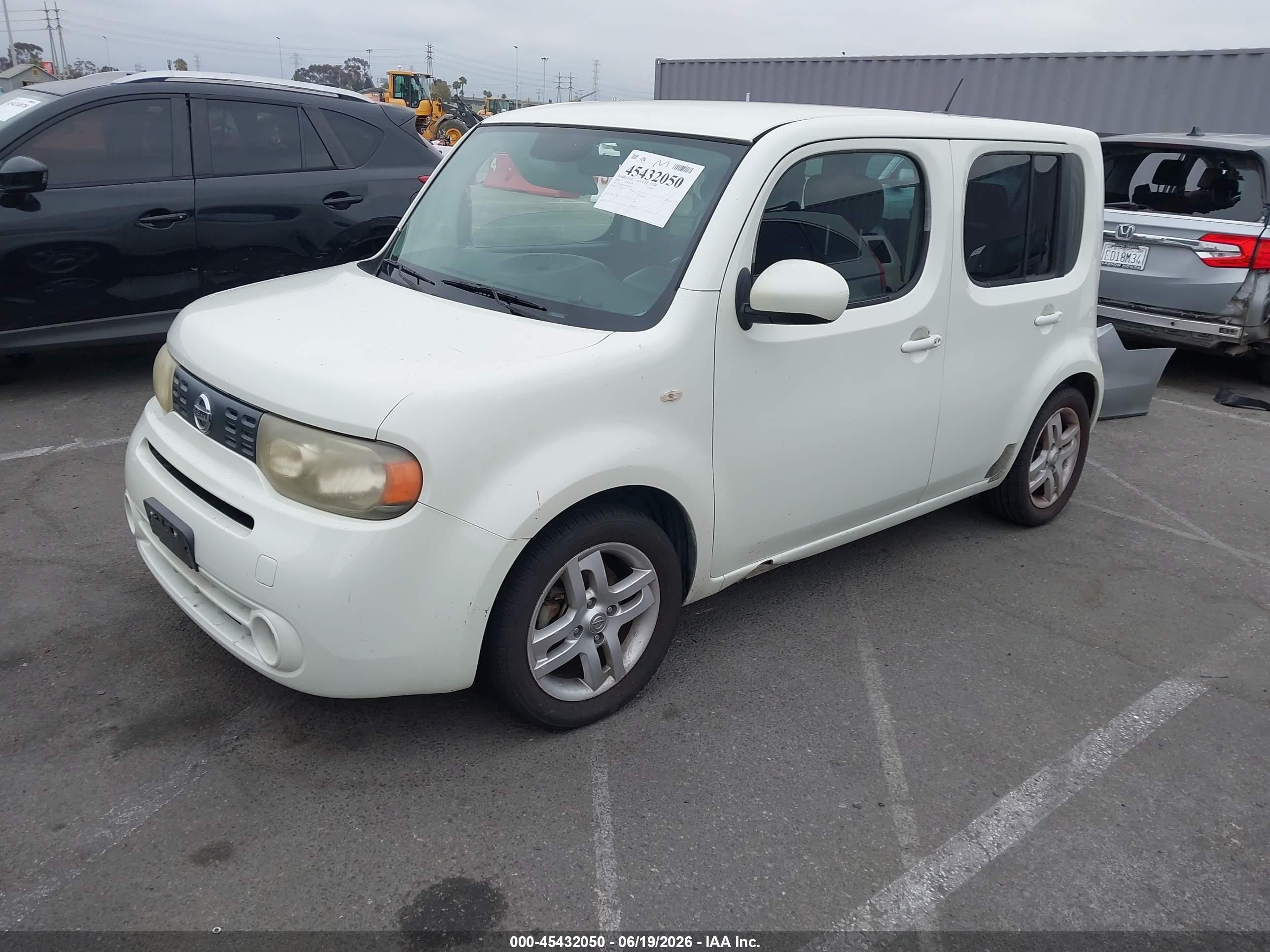 2010 Nissan Cube VIN JN8AZ2KR1AT169773 IAAI salvage auction — Normal Wear, Clear - Dealer Only (California), sold $325 on 2026-07-09 (photo 2)