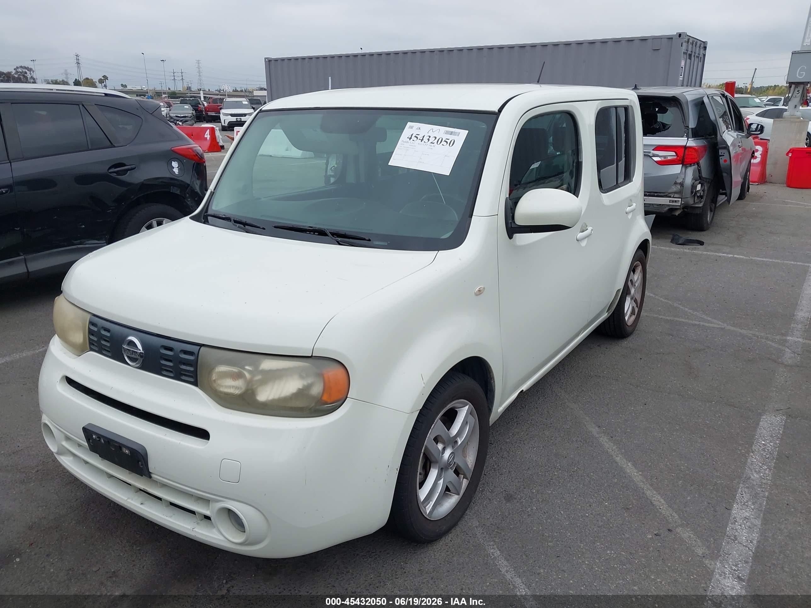 2010 Nissan Cube VIN JN8AZ2KR1AT169773 IAAI salvage auction — Normal Wear, Clear - Dealer Only (California), sold $325 on 2026-07-09 (photo 6)