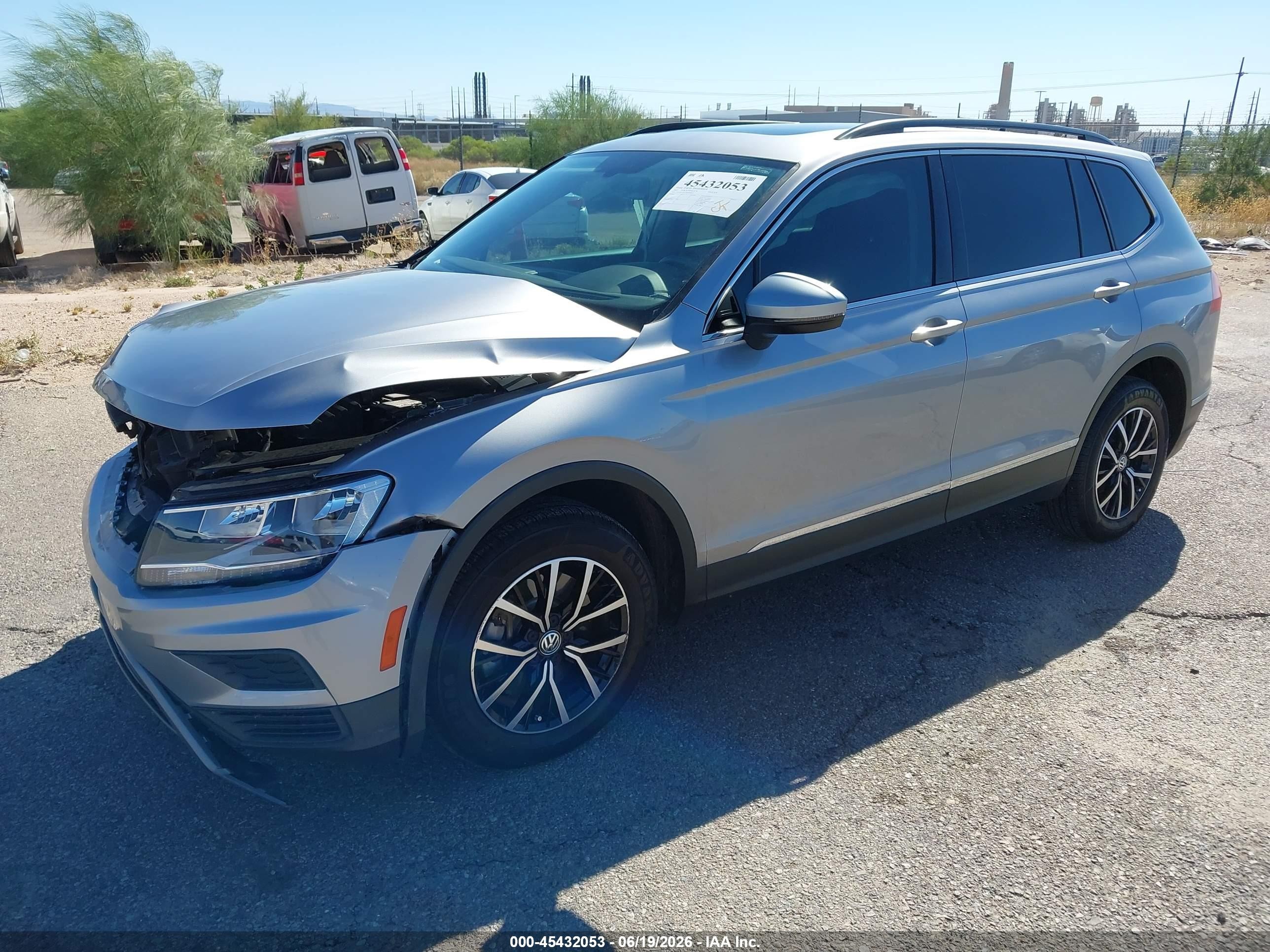 2021 Volkswagen Tiguan VIN 3VV3B7AX1MM090601 IAAI salvage auction — Unknown, Salvage (Arizona), sold $3,950 on 2026-07-09 (photo 2)