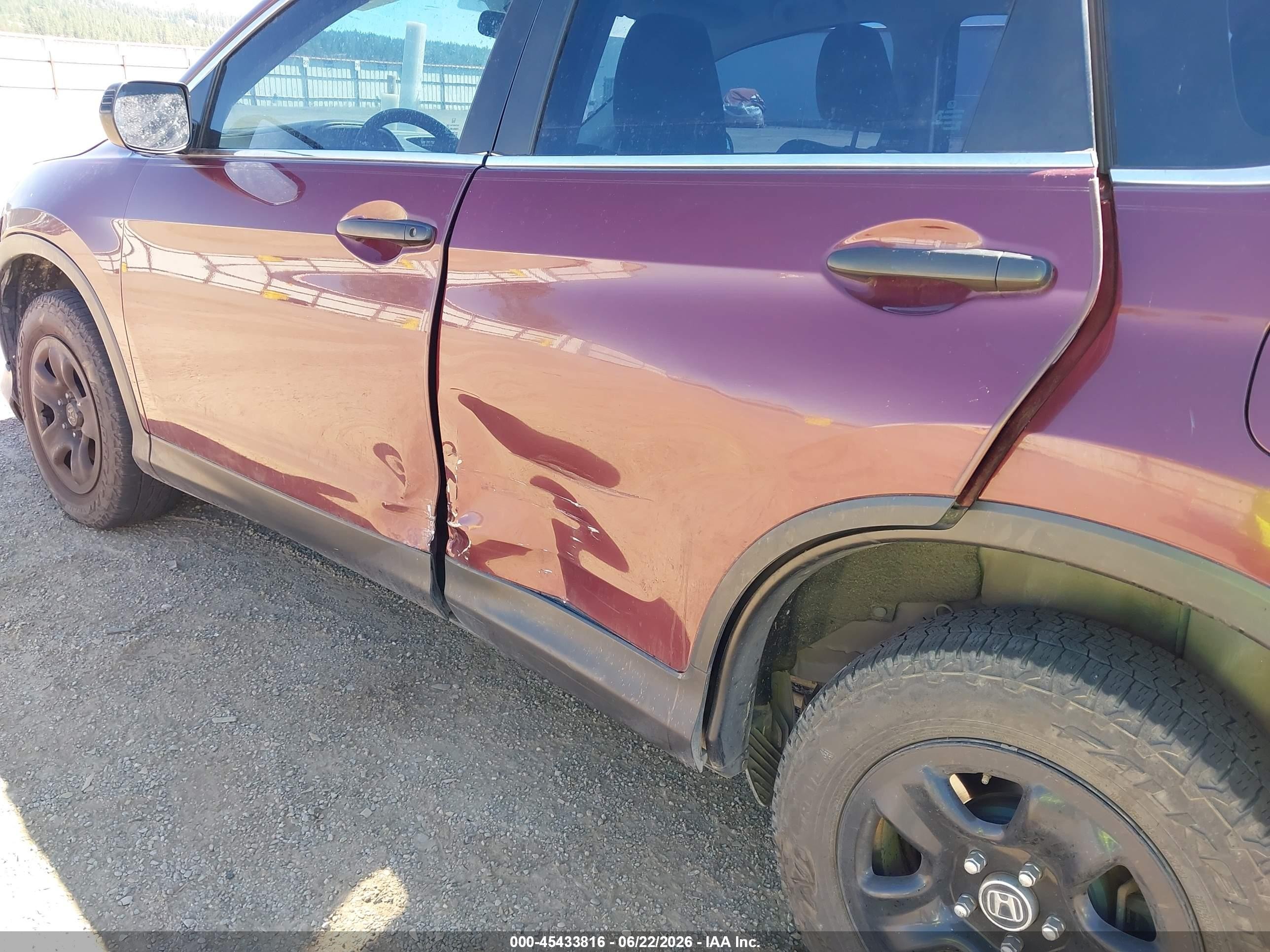2014 Honda CR-V VIN 5J6RM4H32EL062047 IAAI salvage auction — Unknown, Bill Of Sale (Washington), sold $1,450 on 2026-07-11 (photo 6)
