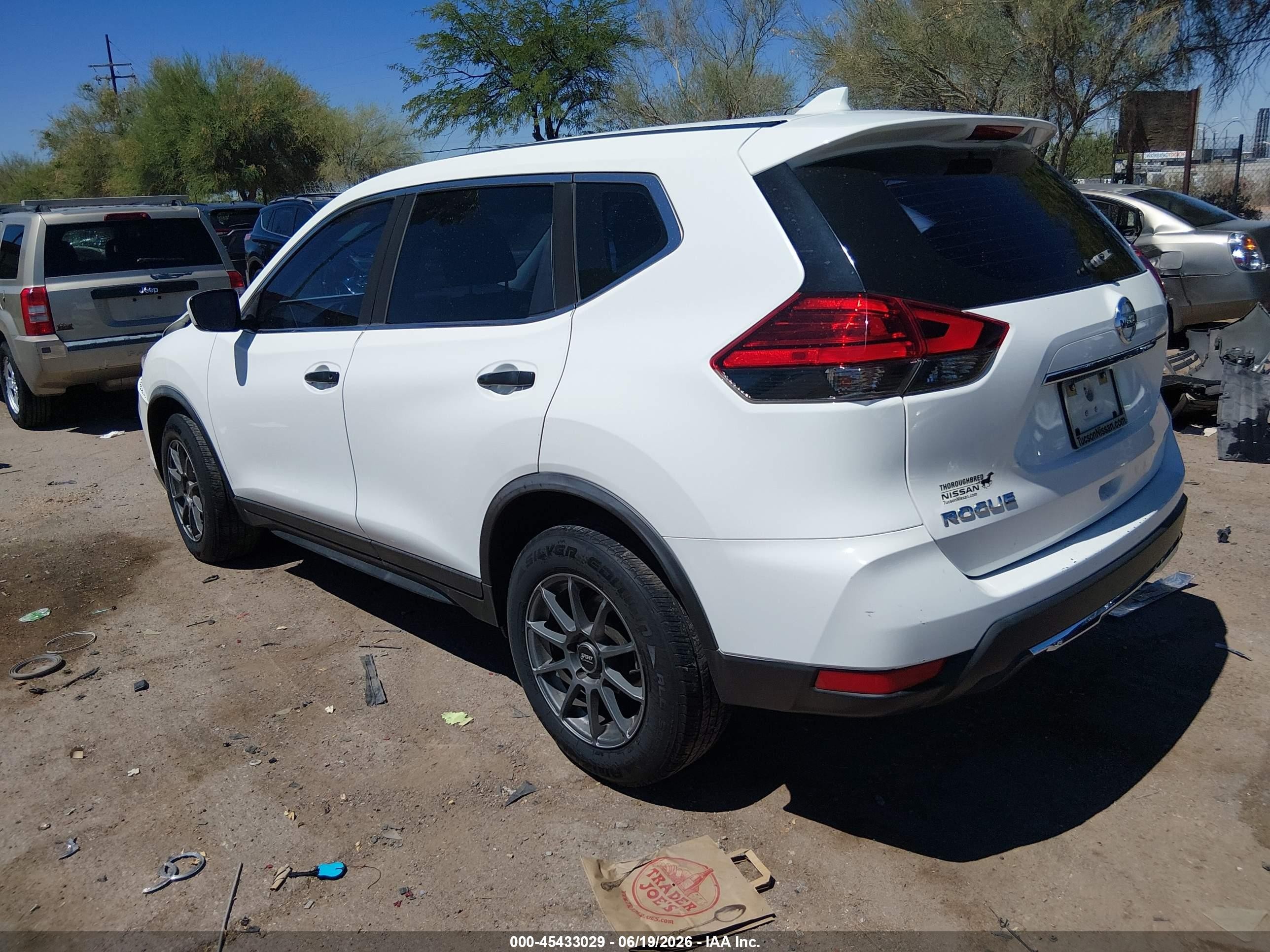2017 Nissan Rogue Sport VIN KNMAT2MT1HP608303 IAAI salvage auction — Front End, Salvage (Arizona), sold $1,700 on 2026-07-09 (photo 3)