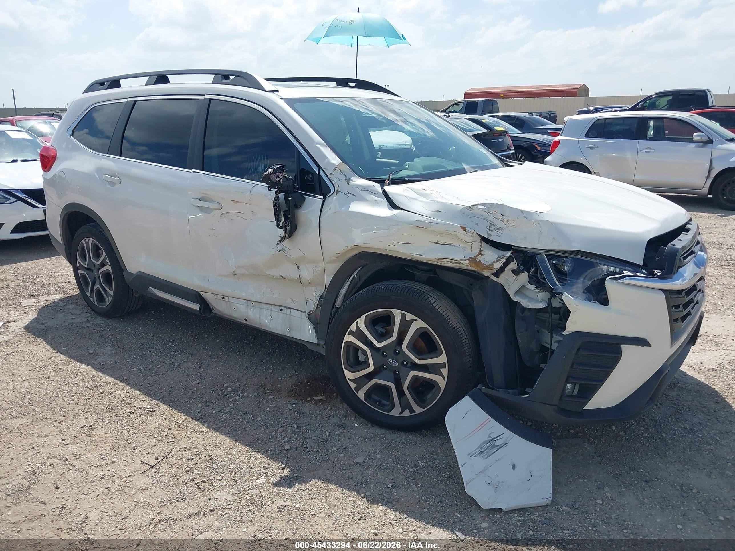 2023 Subaru Ascent VIN 4S4WMARD6P3433191 — IAAI salvage auction photo