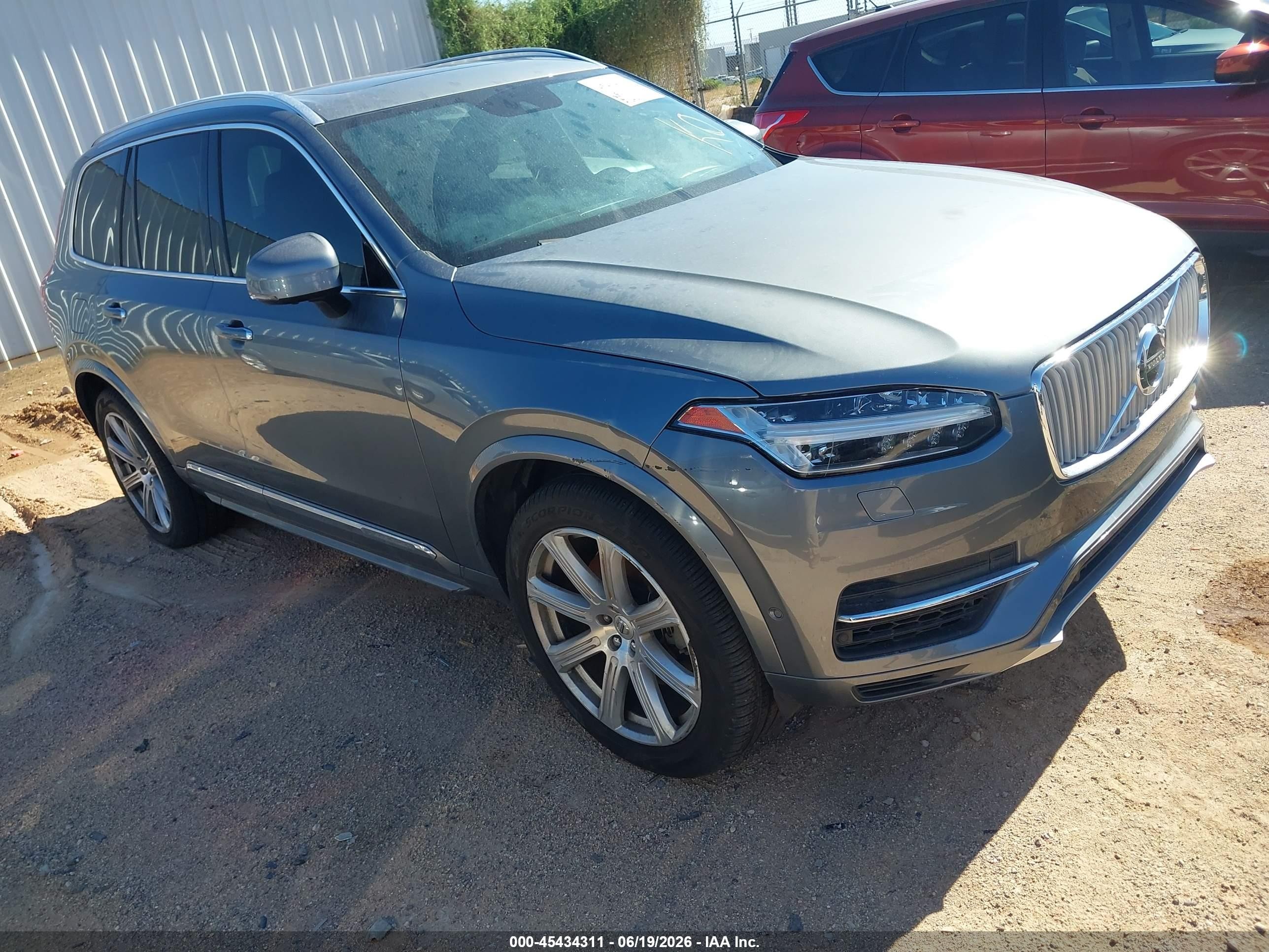 2016 Volvo XC90 VIN YV4BC0PL5G1074645 IAAI salvage auction — Normal Wear, Clear-Dealer Only (Arizona), sold $5,550 on 2026-07-02 (photo 1)
