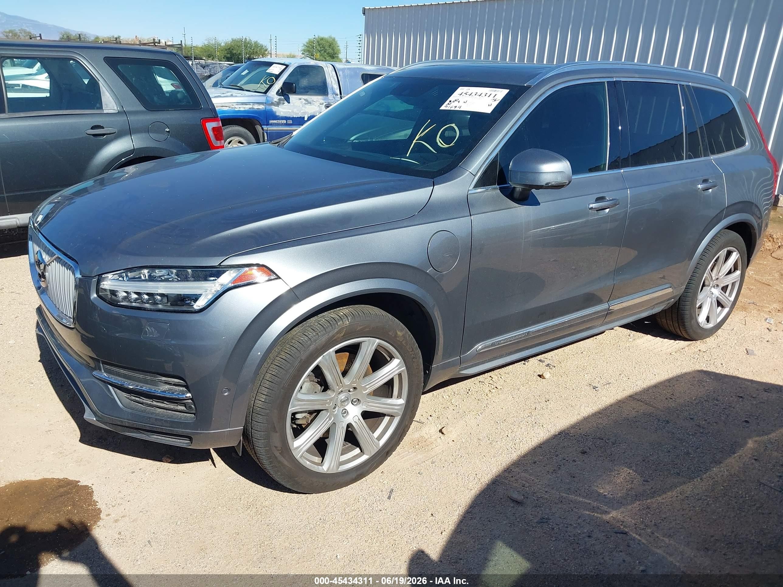 2016 Volvo XC90 VIN YV4BC0PL5G1074645 IAAI salvage auction — Normal Wear, Clear-Dealer Only (Arizona), sold $5,550 on 2026-07-02 (photo 2)