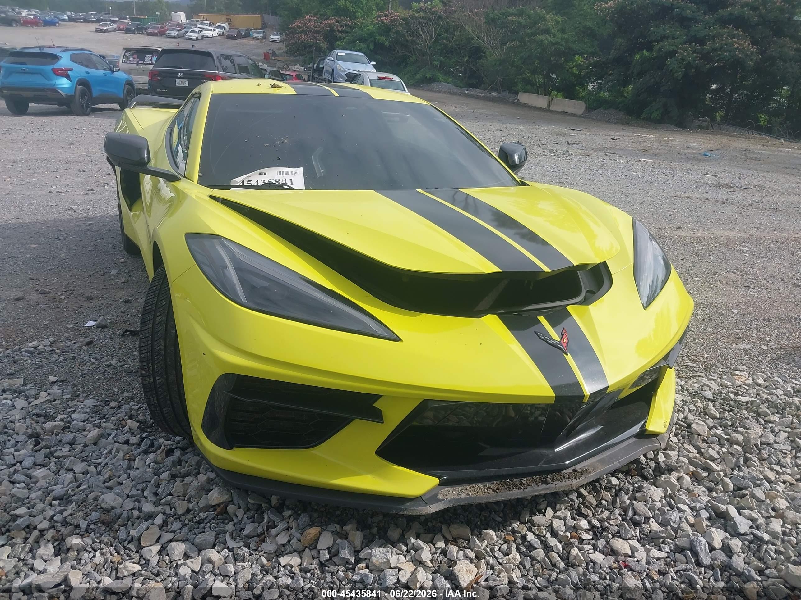 2023 Chevrolet Corvette Stingray VIN 1G1YA2D46P5121419 — IAAI salvage auction photo