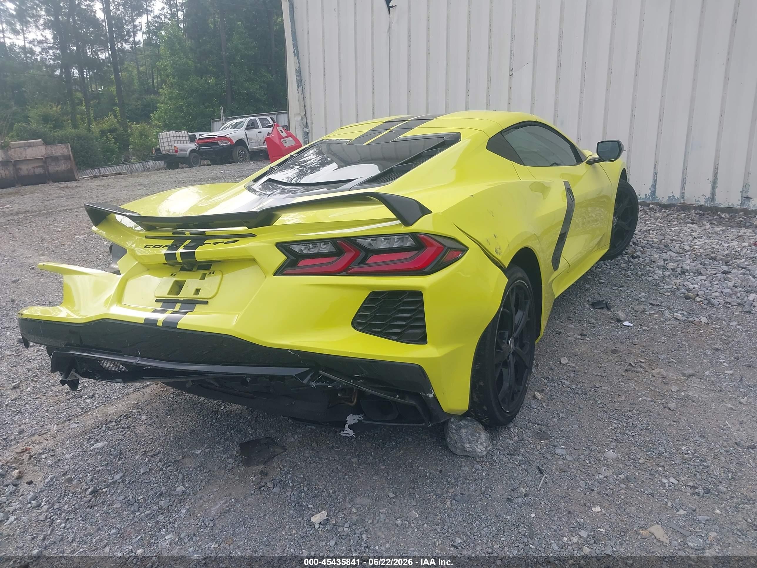 2023 Chevrolet Corvette VIN 1G1YA2D46P5121419 IAAI salvage auction — Rear End, Salvage (Georgia), sold $21,600 on 2026-09-03 (photo 4)