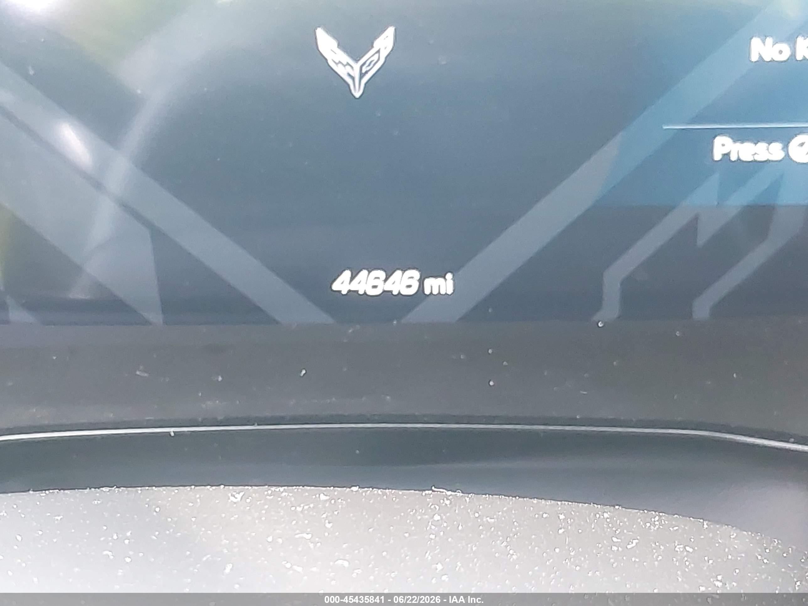 2023 Chevrolet Corvette VIN 1G1YA2D46P5121419 IAAI salvage auction — Rear End, Salvage (Georgia), sold $21,600 on 2026-09-03 (photo 7)
