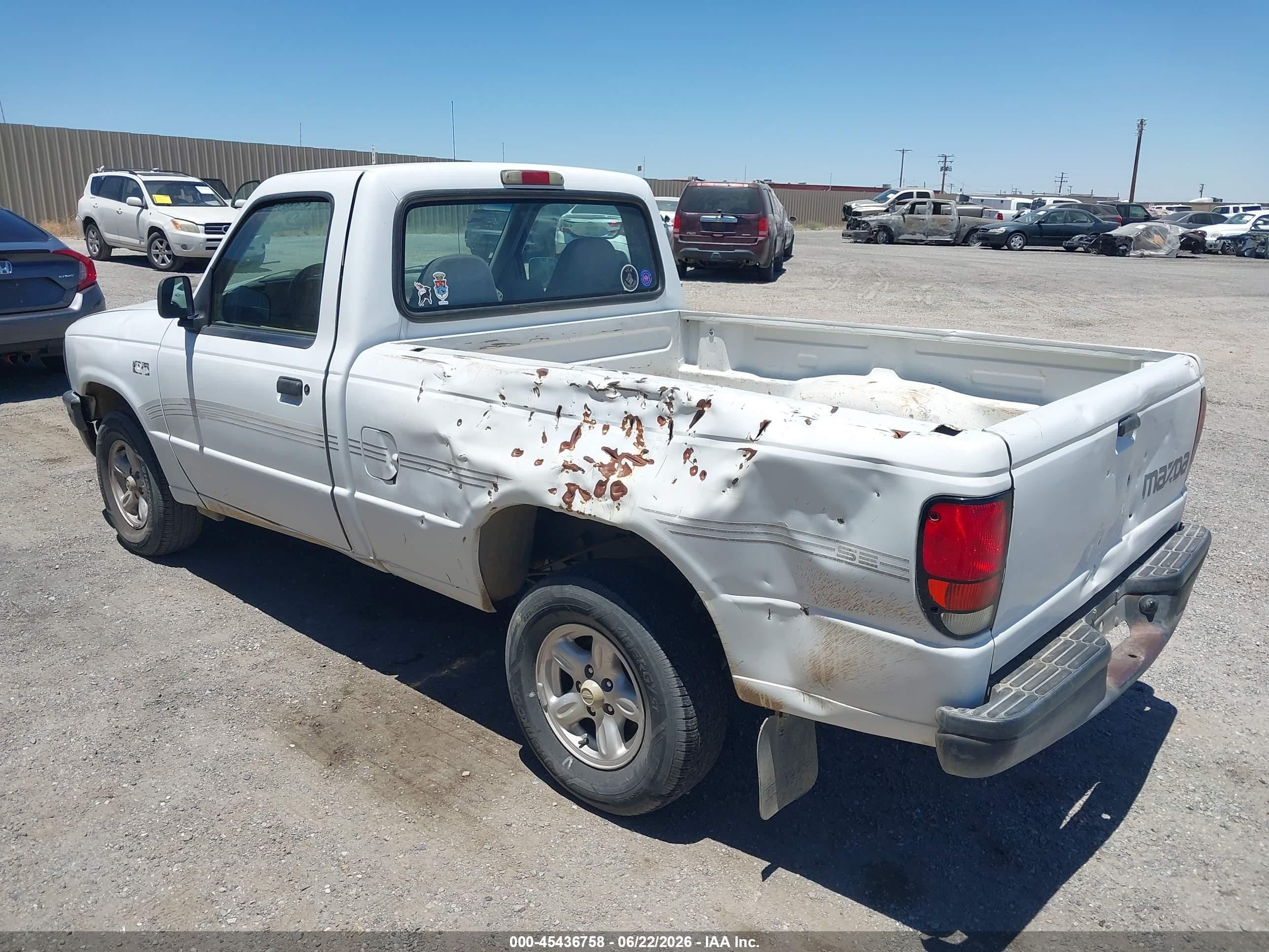 1994 Mazda B3000 VIN 4F4CR12U7RTM47176 IAAI salvage auction — Normal Wear, Clear (California), sold $200 on 2026-07-09 (photo 3)