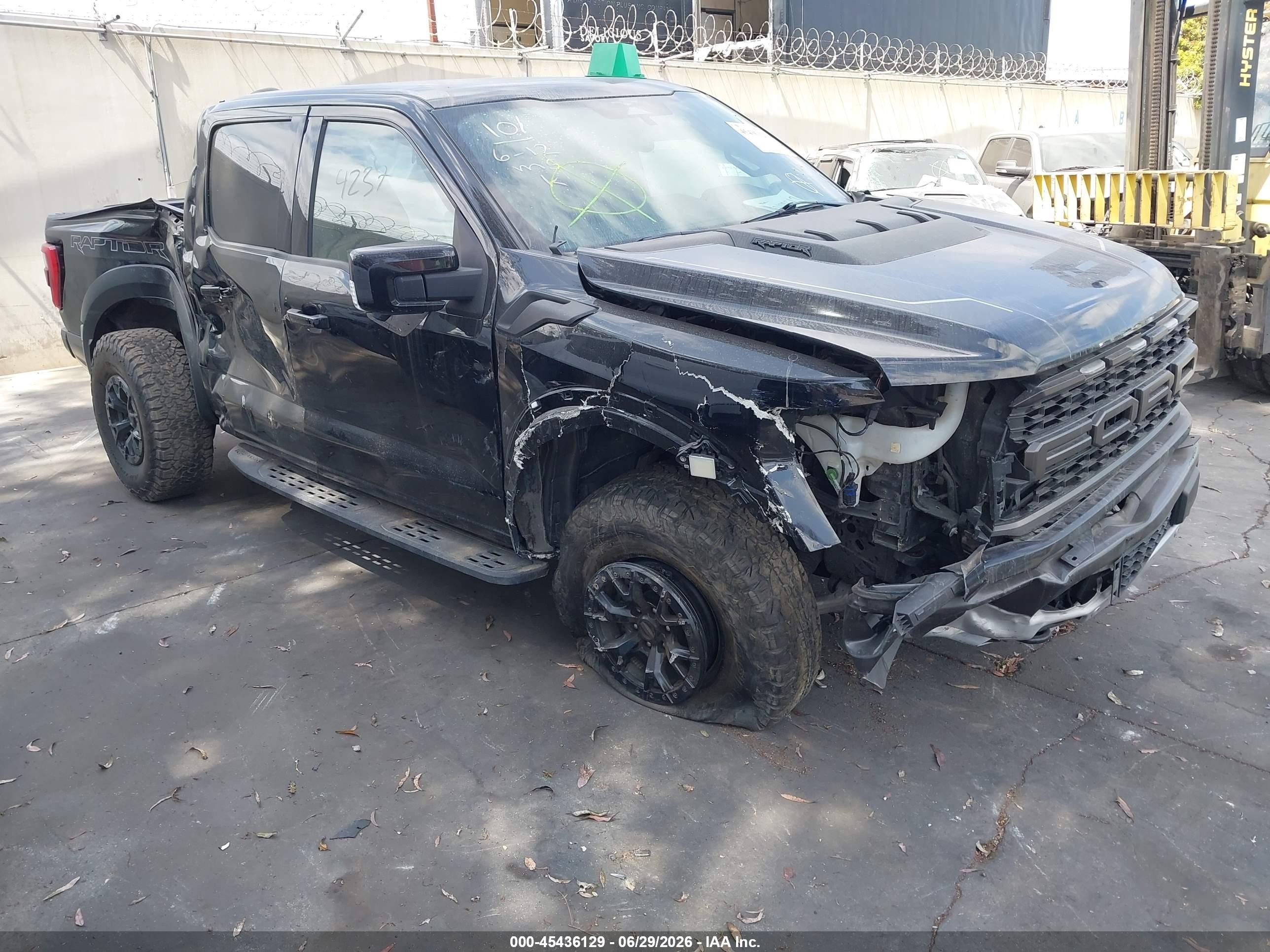 2023 Ford F-150 VIN 1FTFW1RGXPFA44173 IAAI salvage auction — Side, Salvage Certificate (California), sold $22,275 on 2026-07-01 (photo 1)