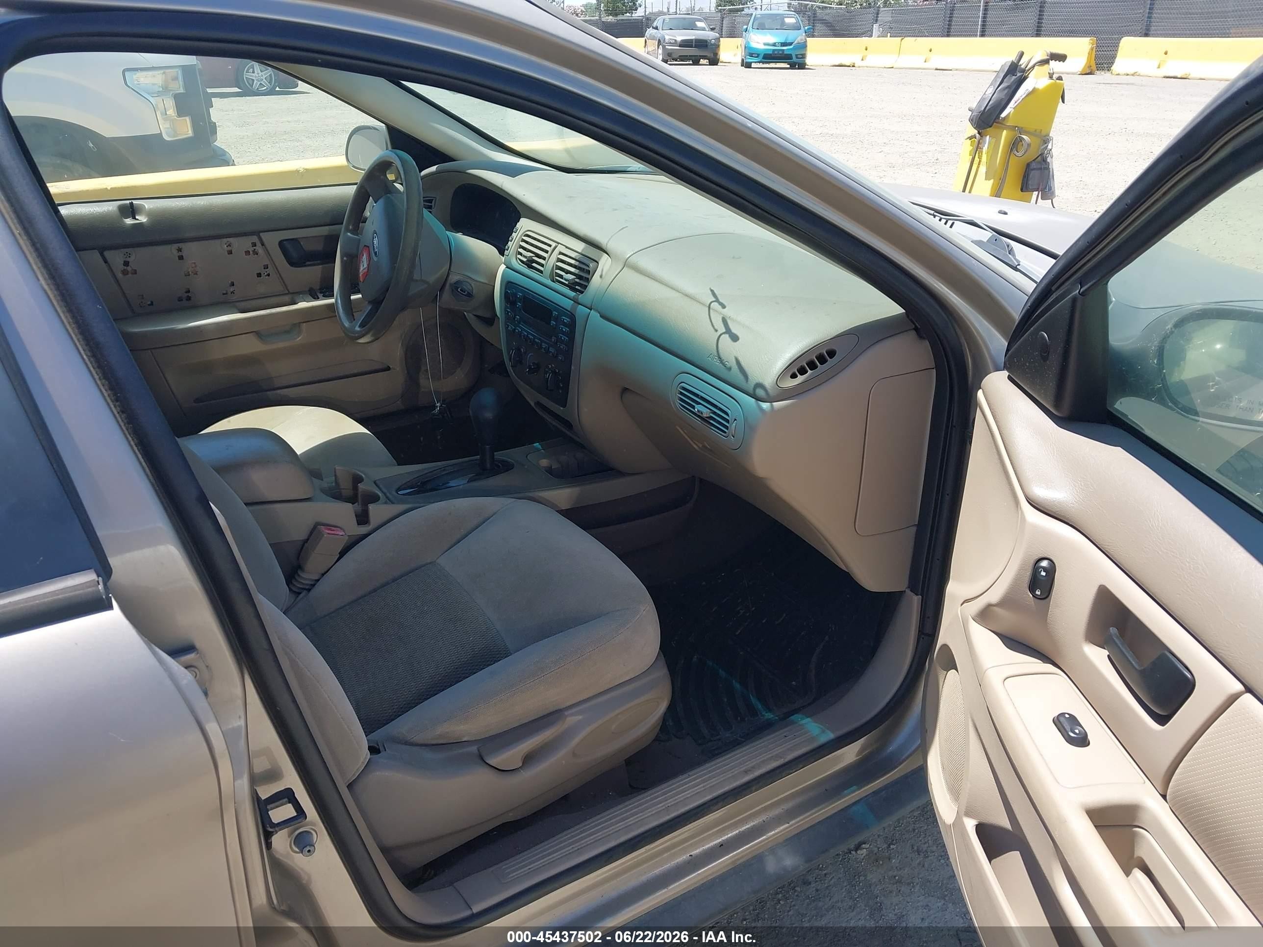 2007 Ford Taurus VIN 1FAFP53U87A145220 IAAI salvage auction — Normal Wear, Clear (California), sold $325 on 2026-07-09 (photo 5)