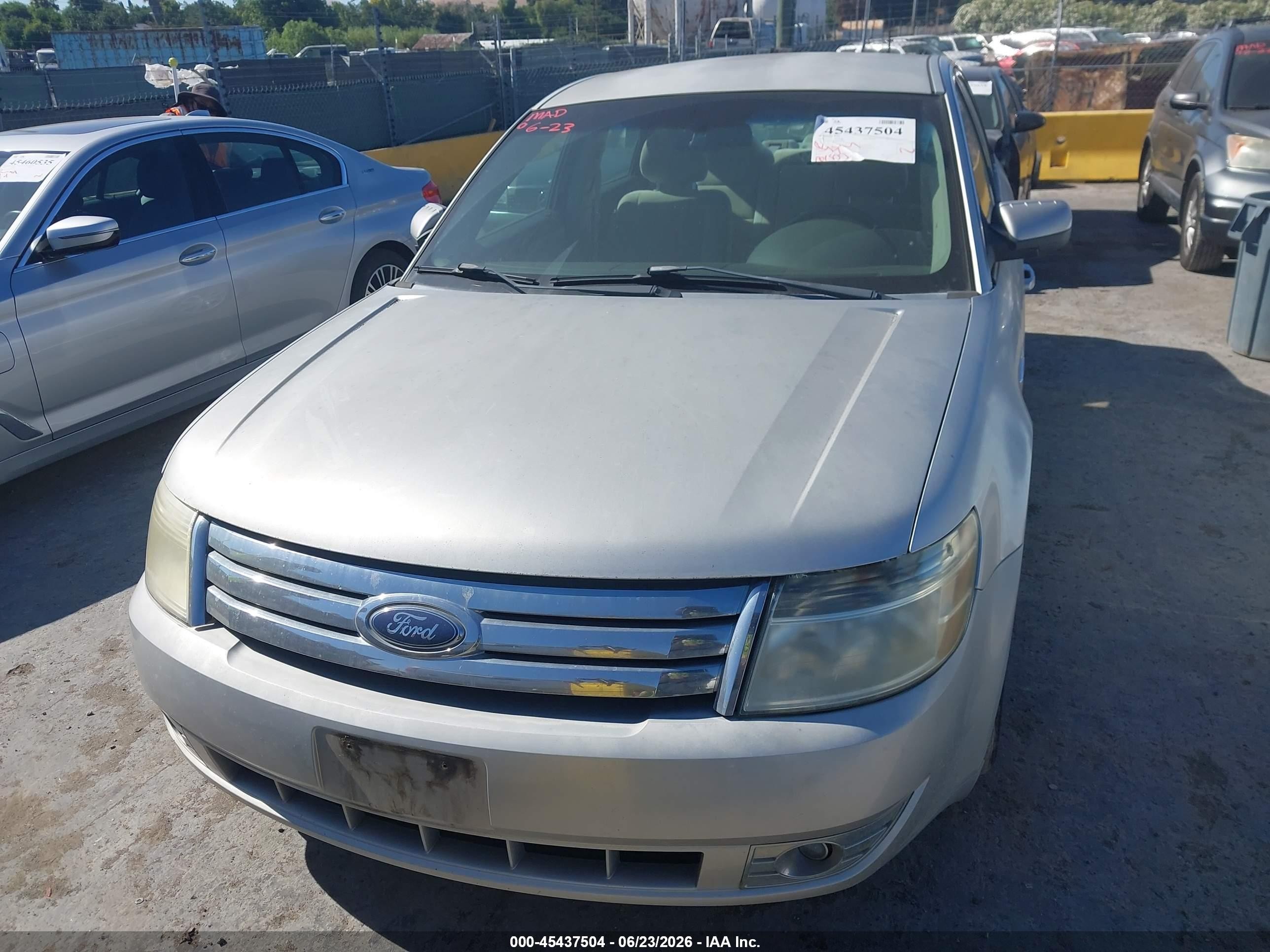 2008 Ford Taurus VIN 1FAHP24W48G142563 IAAI salvage auction — Normal Wear, Clear (California), sold $1,125 on 2026-07-09 (photo 6)