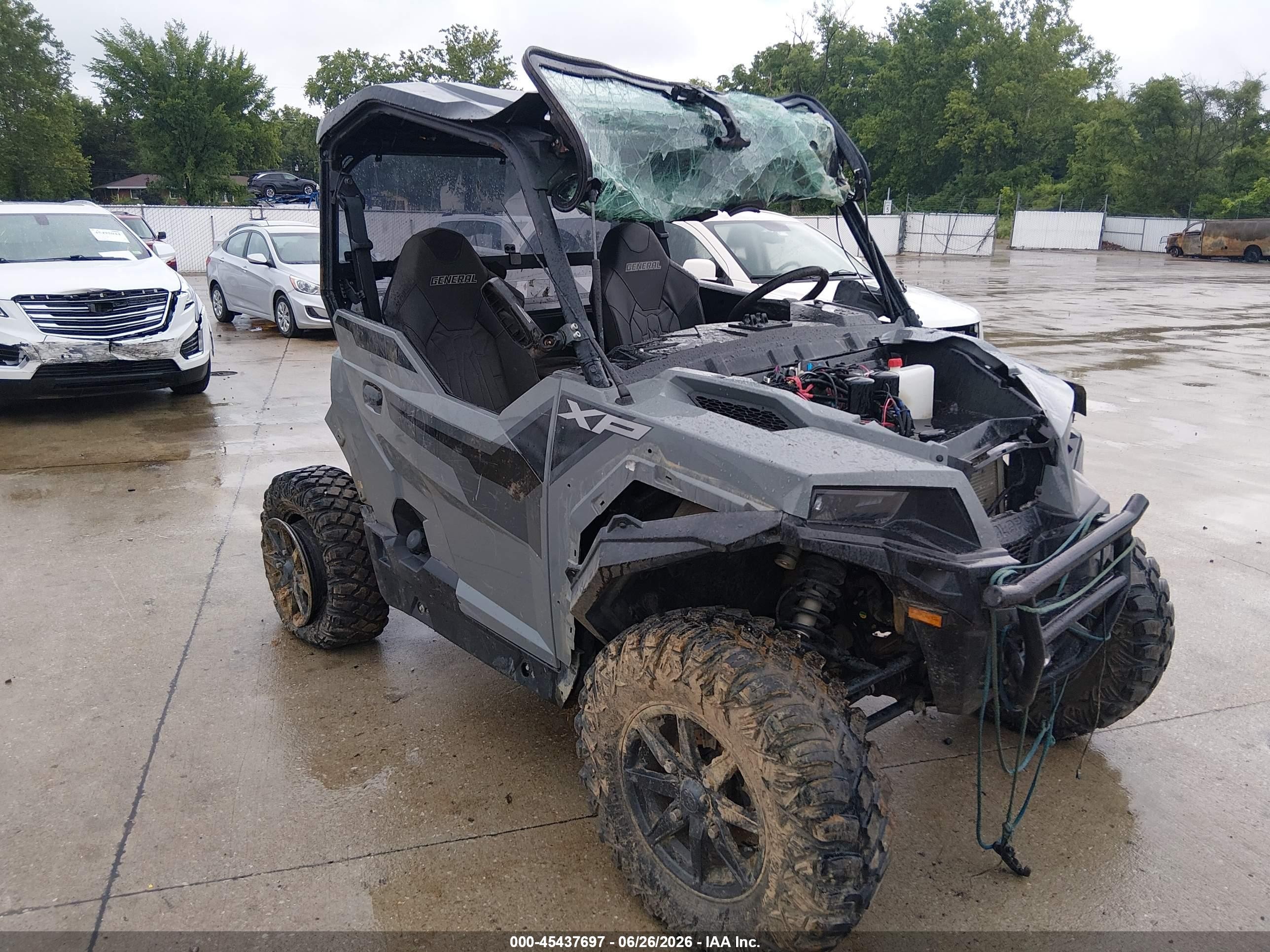 2023 Polaris VIN 3NSGXK991PM390751 IAAI salvage auction — All Over, Salvage (Illinois), sold $2,250 on 2026-09-09 (photo 1)