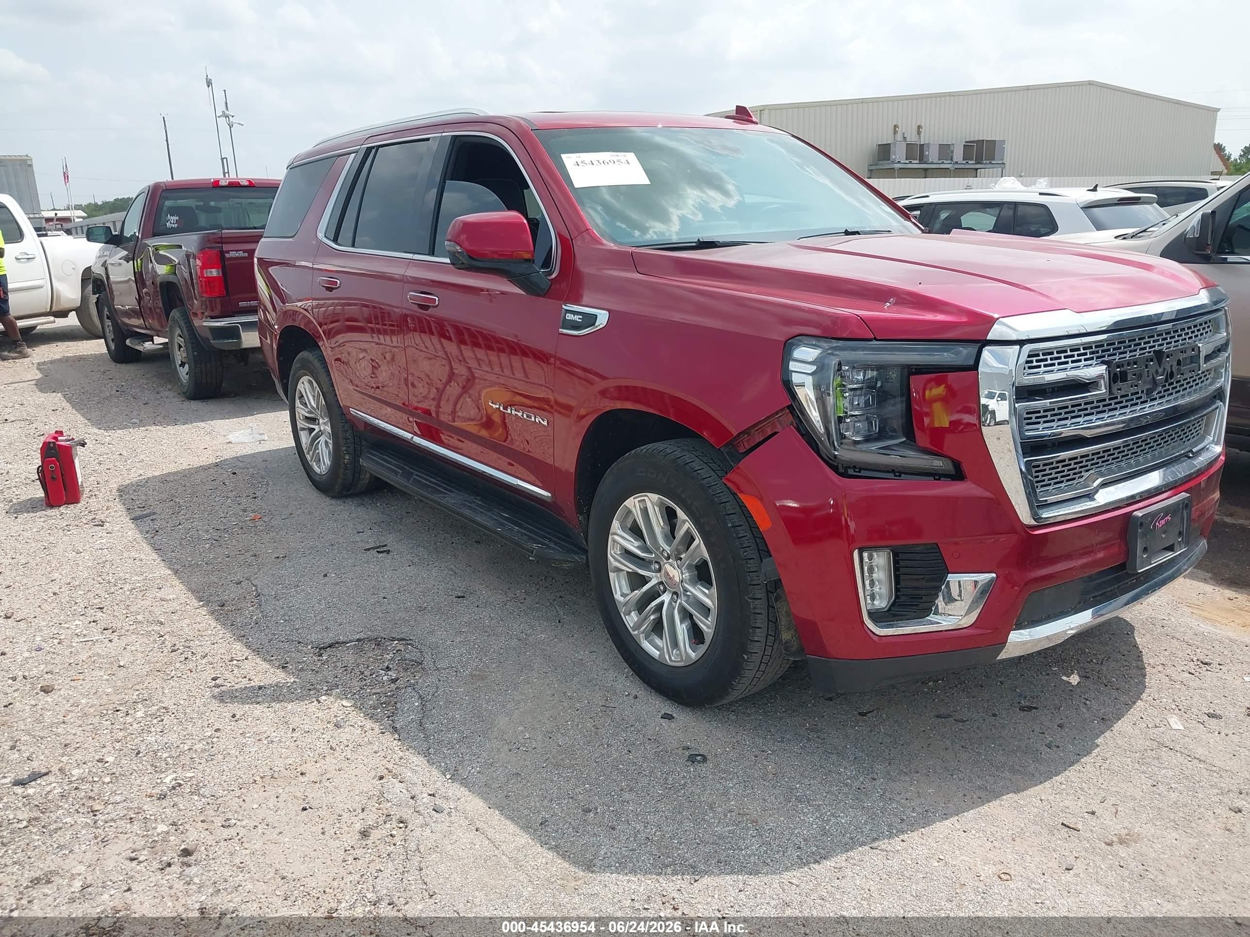 2024 Gmc Yukon VIN 1GKS1BKD2RR408336 IAAI salvage auction — Unknown, Original (Texas), sold $26,200 on 2026-08-13 (photo 1)