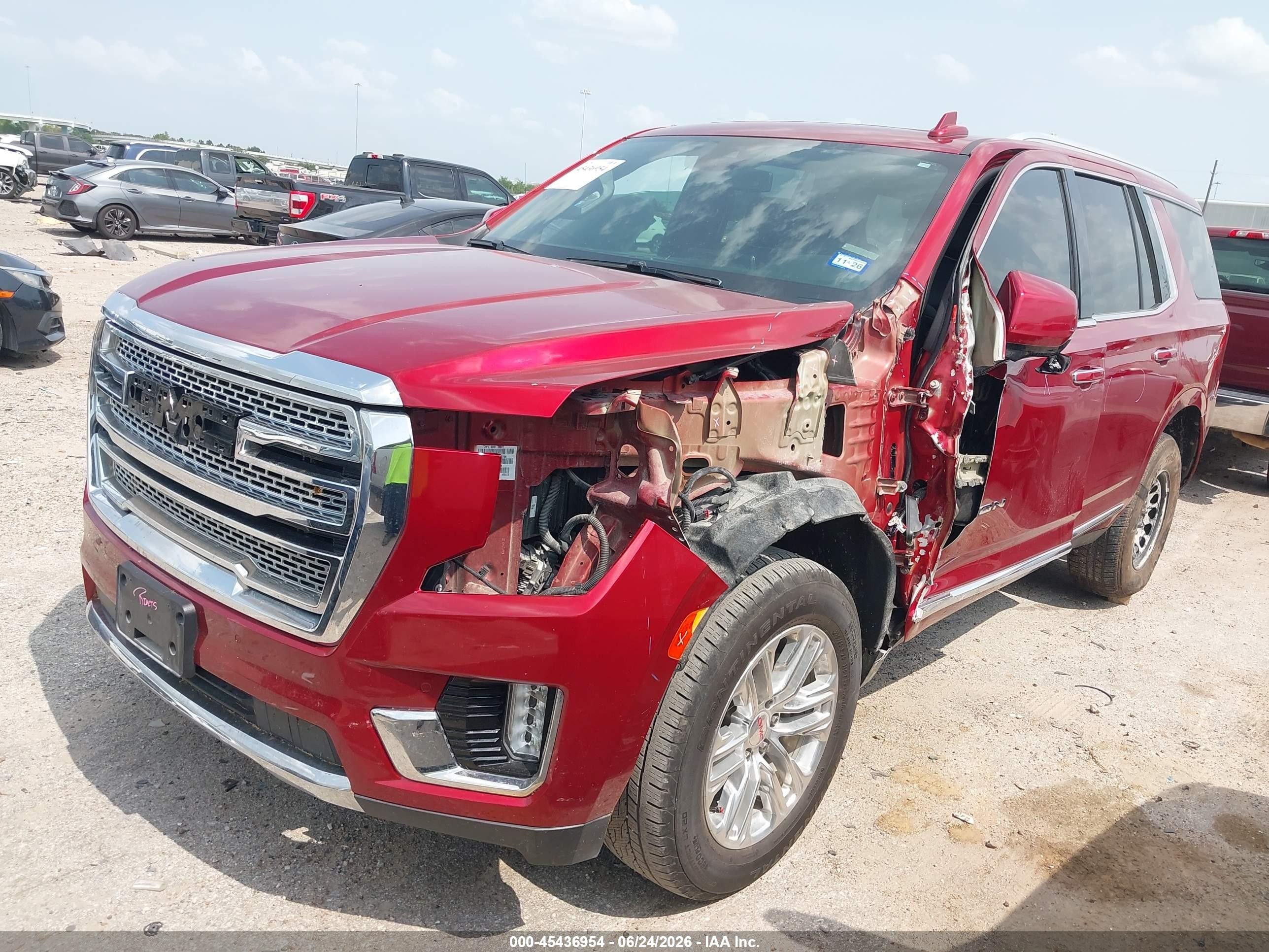 2024 Gmc Yukon VIN 1GKS1BKD2RR408336 IAAI salvage auction — Unknown, Original (Texas), sold $26,200 on 2026-08-13 (photo 2)