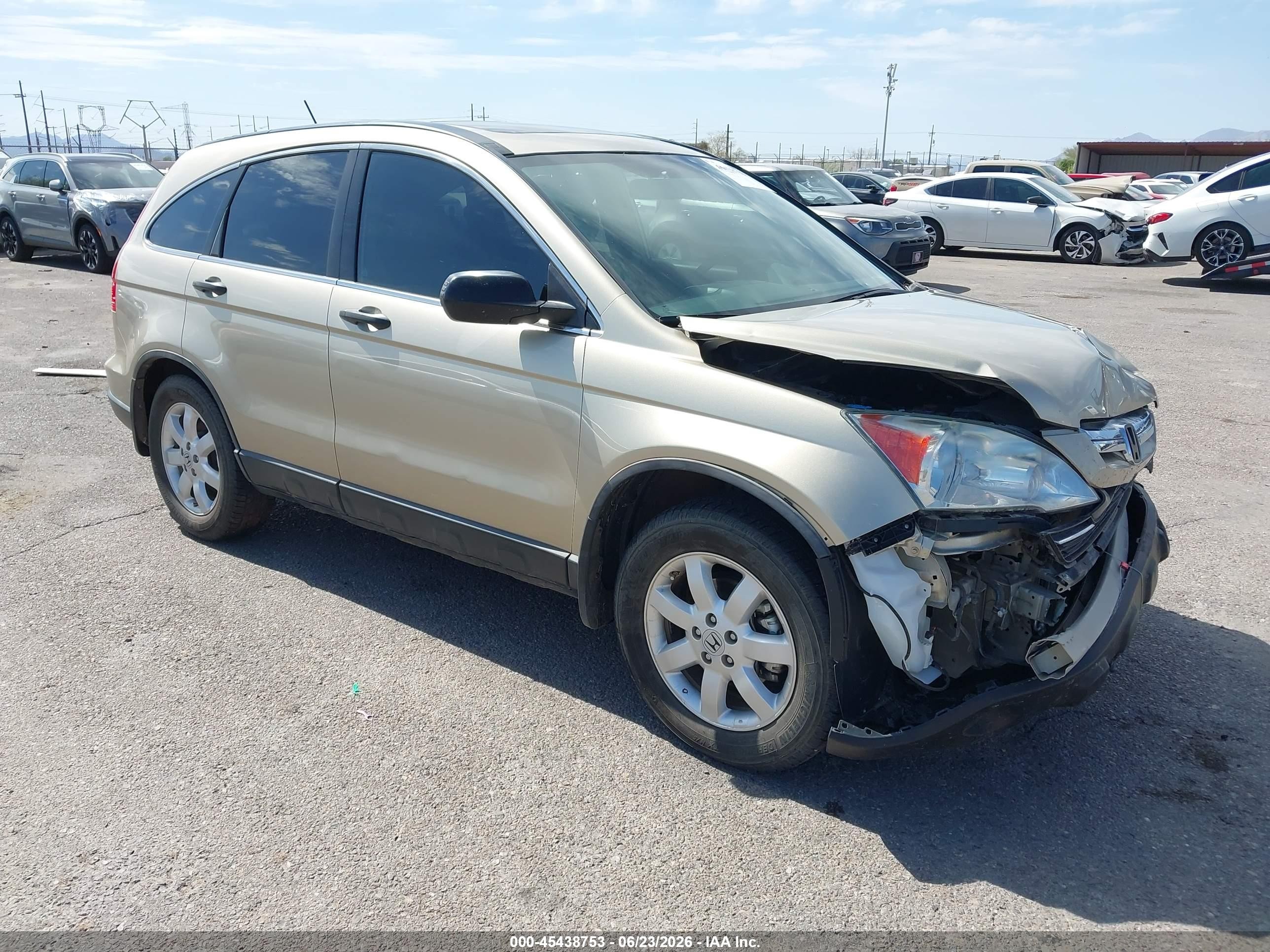 2008 Honda CR-V VIN 5J6RE48558L042488 IAAI salvage auction — Front End, Salvage (Arizona), sold $1,550 on 2026-07-09 (photo 1)