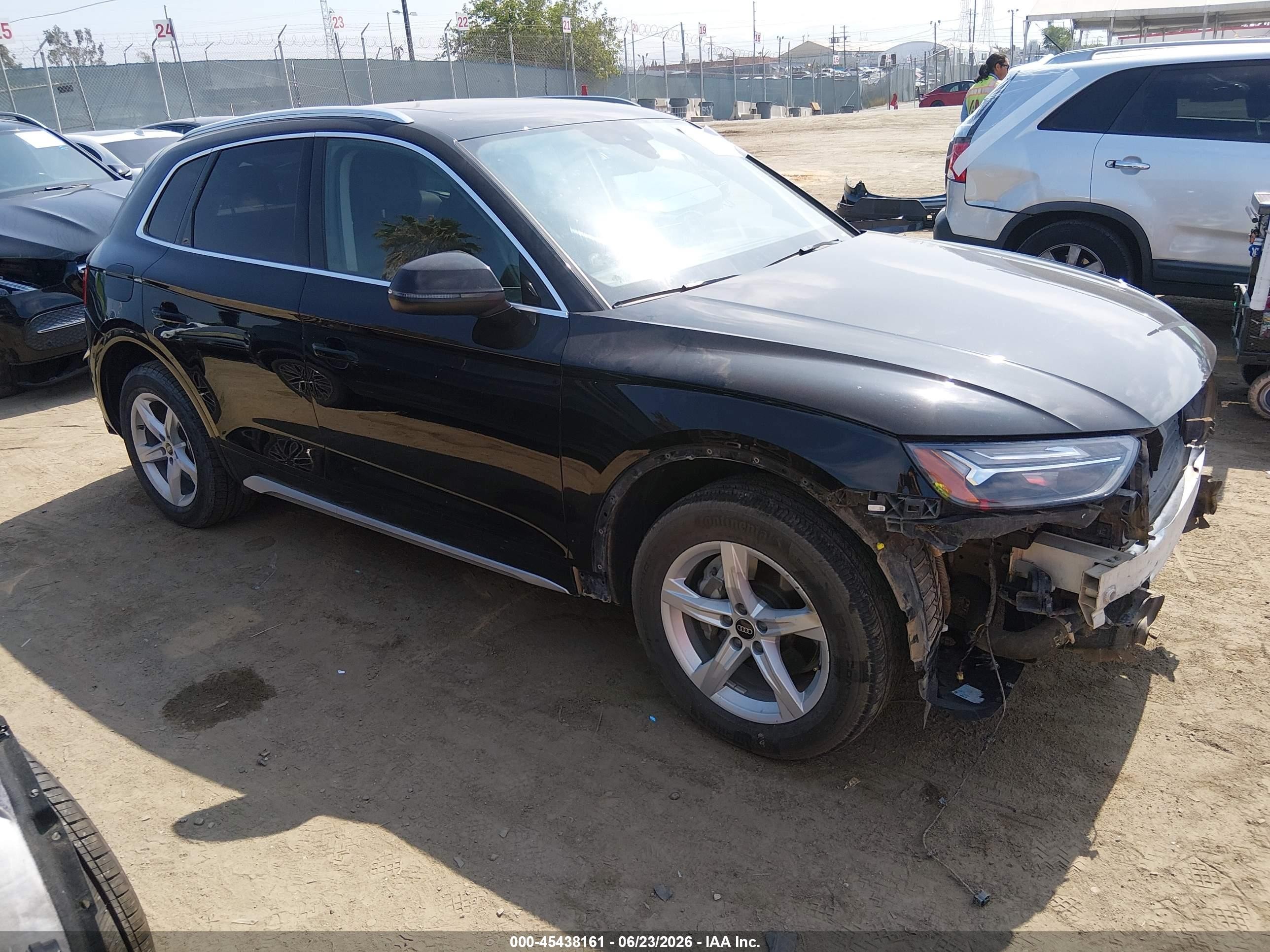 2023 Audi Q5 VIN WA1ABAFY1P2141816 — IAAI salvage auction photo