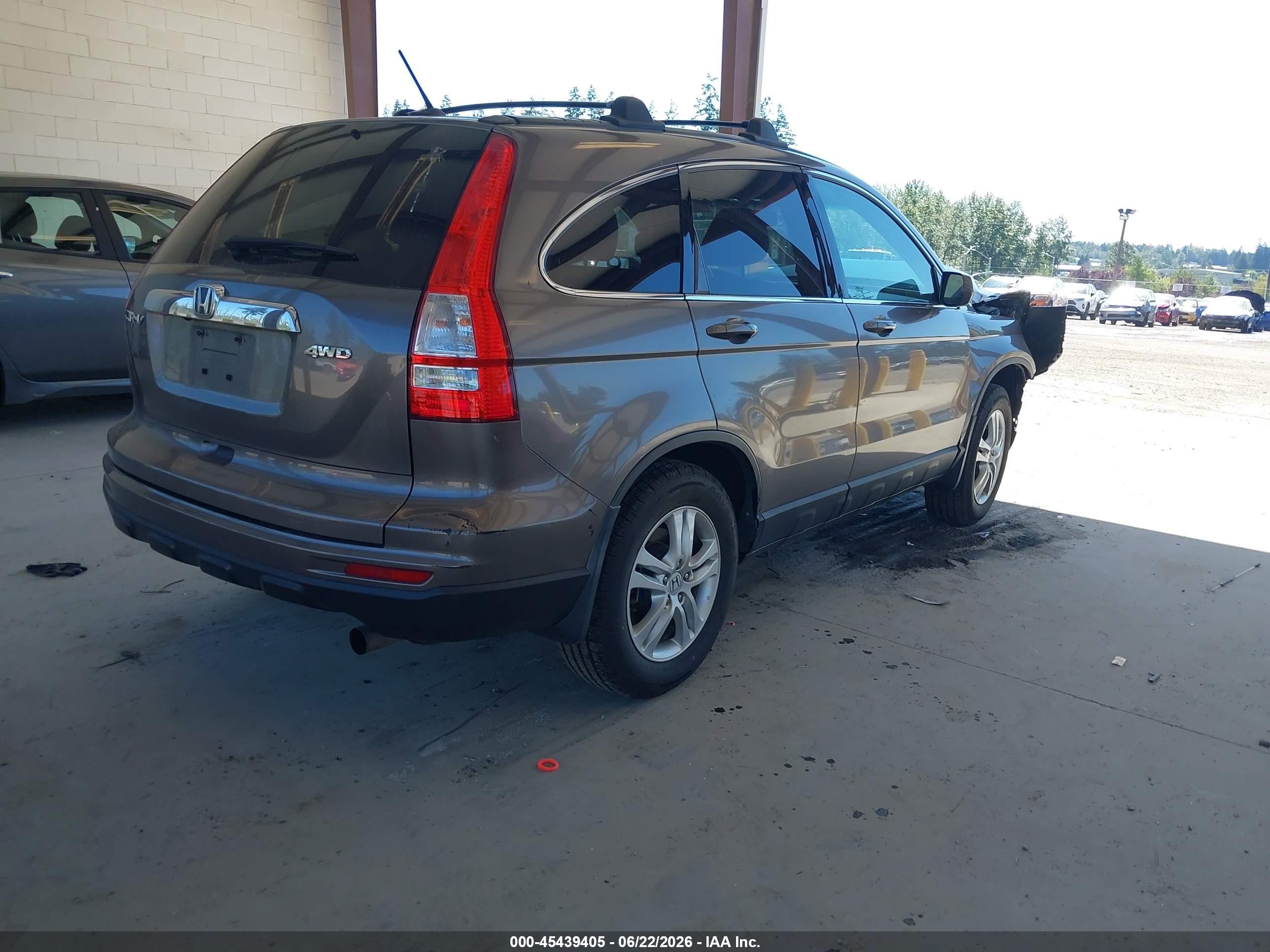 2010 Honda CR-V VIN 5J6RE4H77AL000671 IAAI salvage auction — Front End, Bill Of Sale (Washington), sold $900 on 2026-07-11 (photo 4)