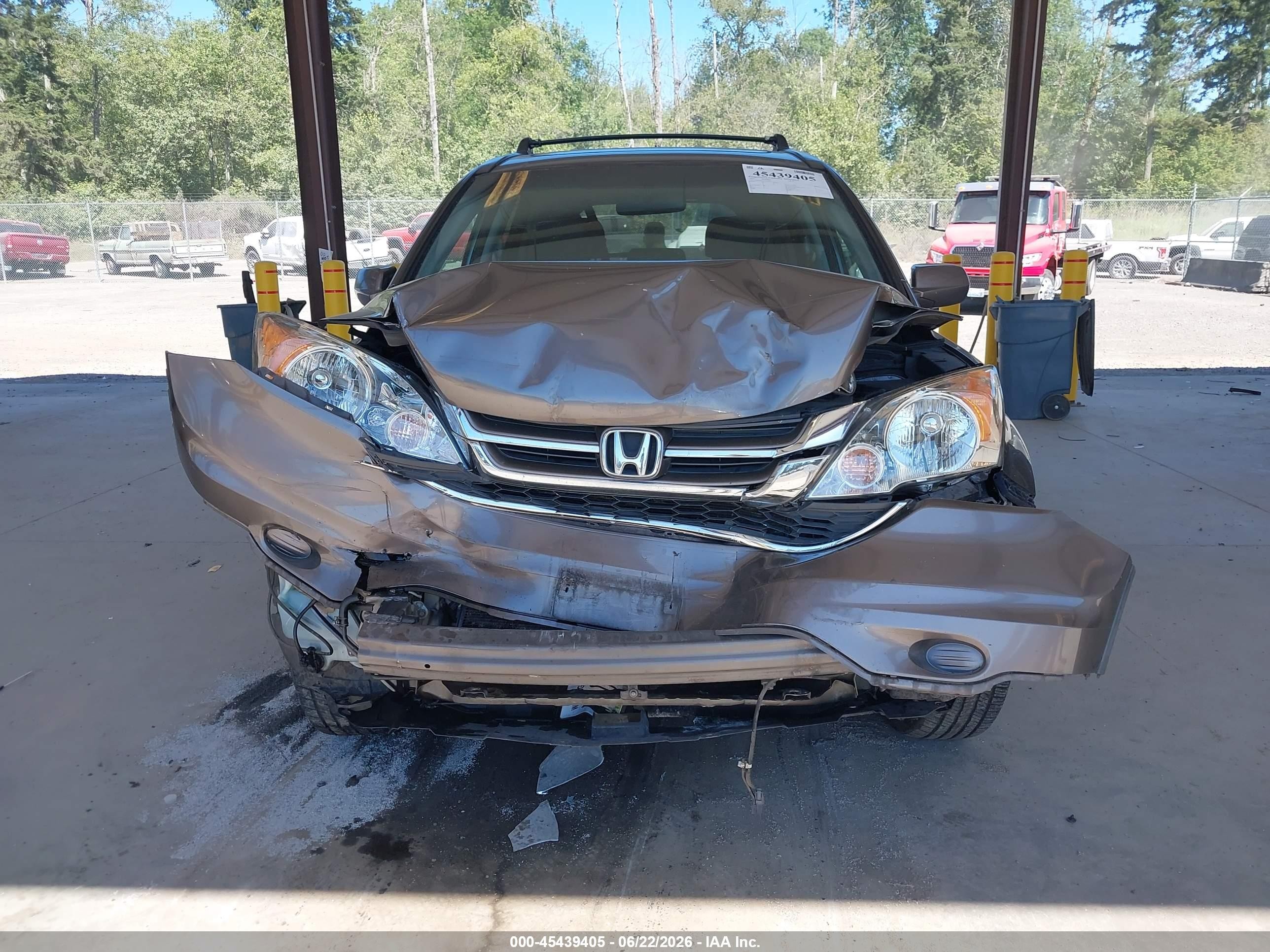 2010 Honda CR-V VIN 5J6RE4H77AL000671 IAAI salvage auction — Front End, Bill Of Sale (Washington), sold $900 on 2026-07-11 (photo 6)