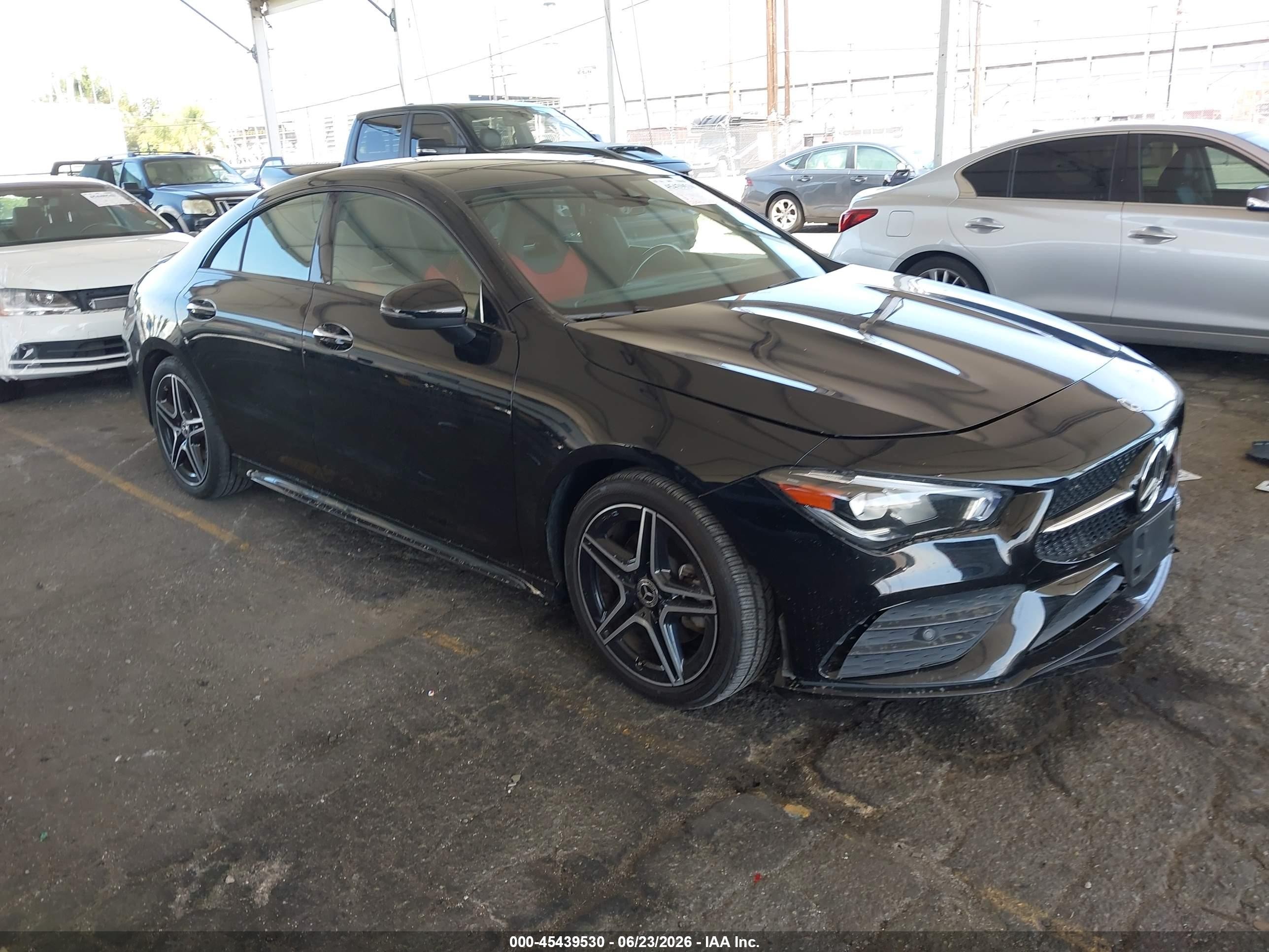 2021 Mercedes-Benz CLA-Class VIN W1K5J4HB2MN217838 — IAAI salvage auction photo