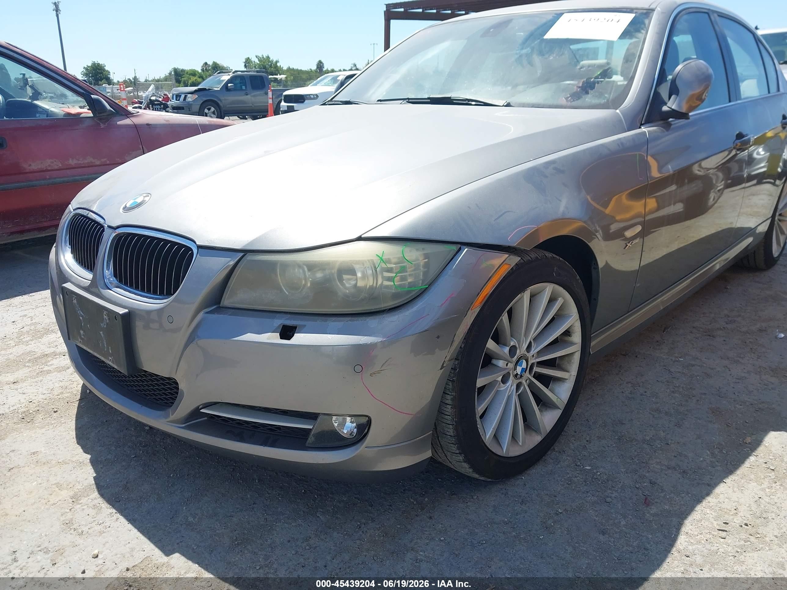 2010 BMW 3 Series VIN WBAPL3C5XAA407802 IAAI salvage auction — Front End, Salvage (California), sold $2,250 on 2026-07-09 (photo 6)