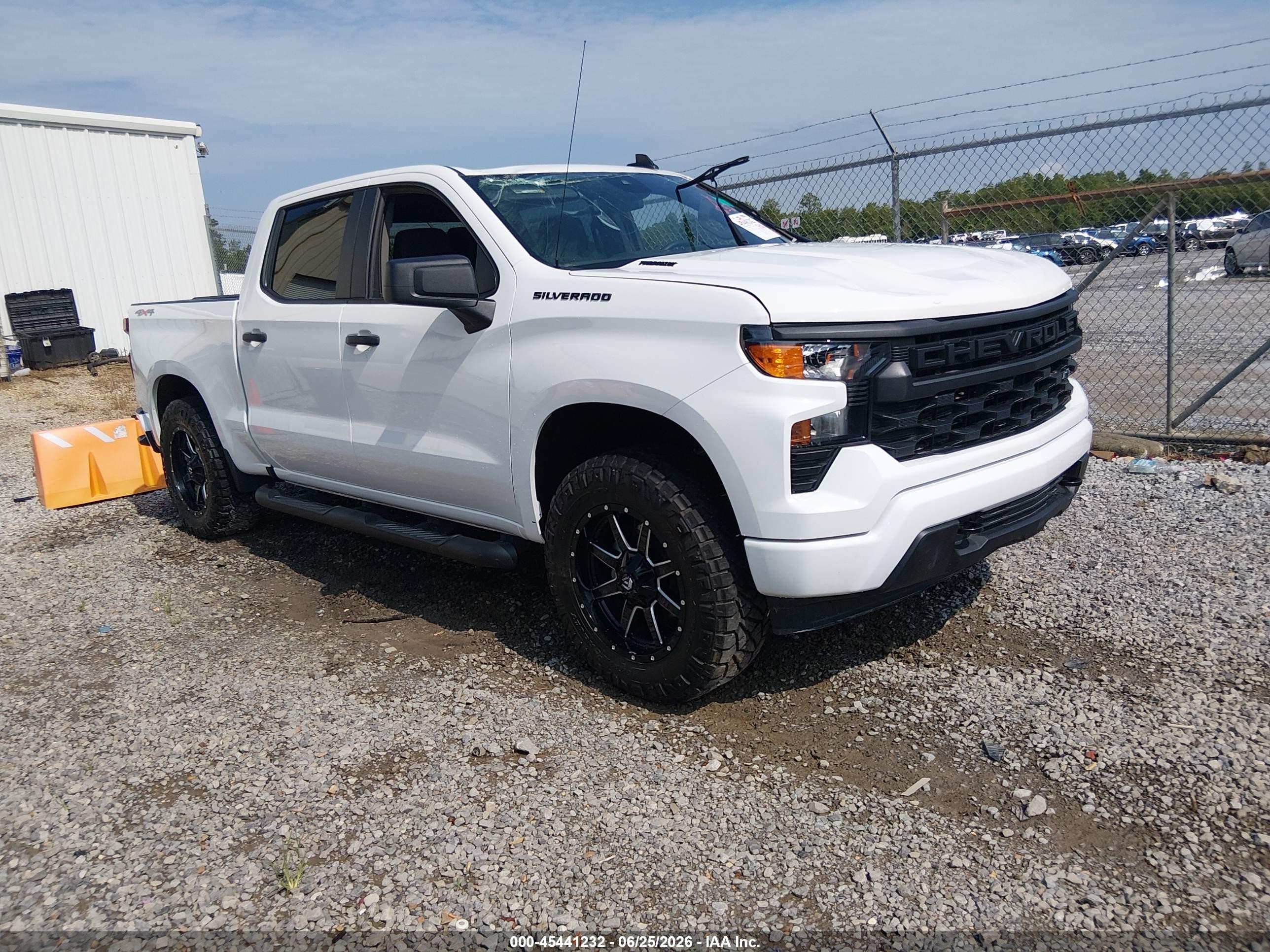 2025 Chevrolet Silverado 1500 VIN 1GCPKBEK8SZ340395 — IAAI salvage auction photo
