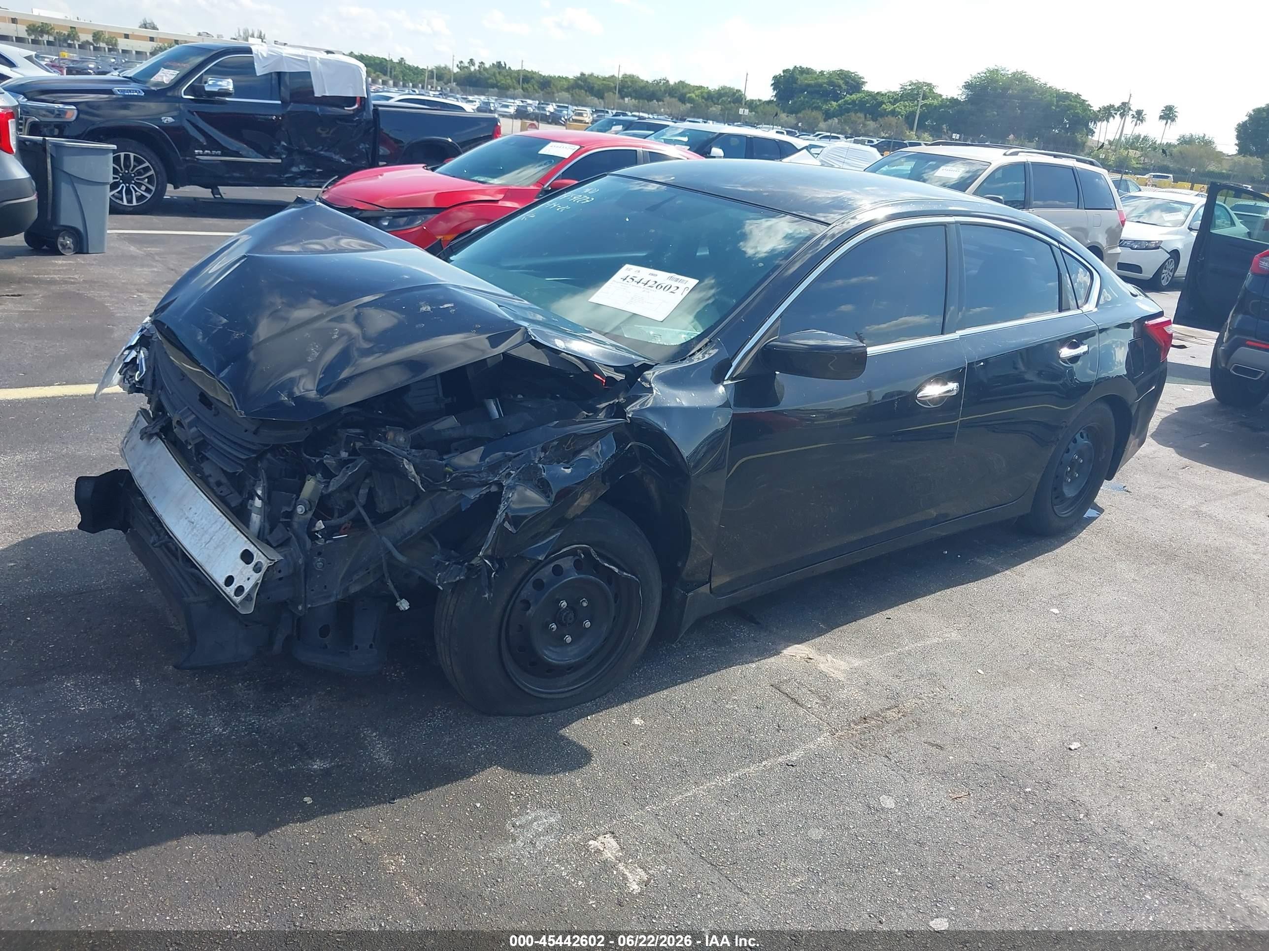 2017 Nissan Altima VIN 1N4AL3AP3HC489227 IAAI salvage auction — Front End, Rebuildable (Florida), sold $475 on 2026-09-03 (photo 2)