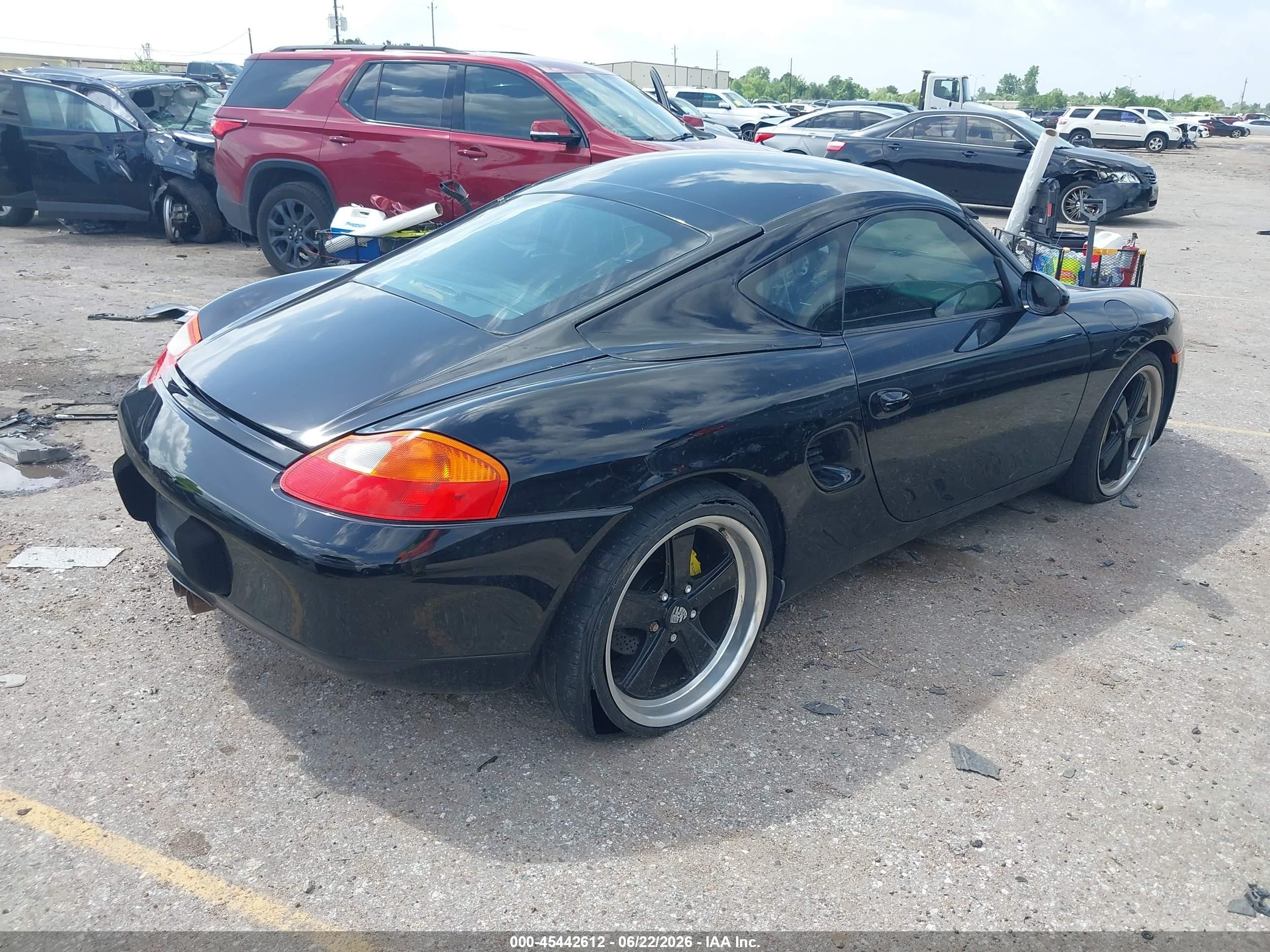 2002 Porsche Boxster VIN WP0CB29872U662939 IAAI salvage auction — Rear End, Original (Texas), sold $2,800 on 2026-09-09 (photo 4)