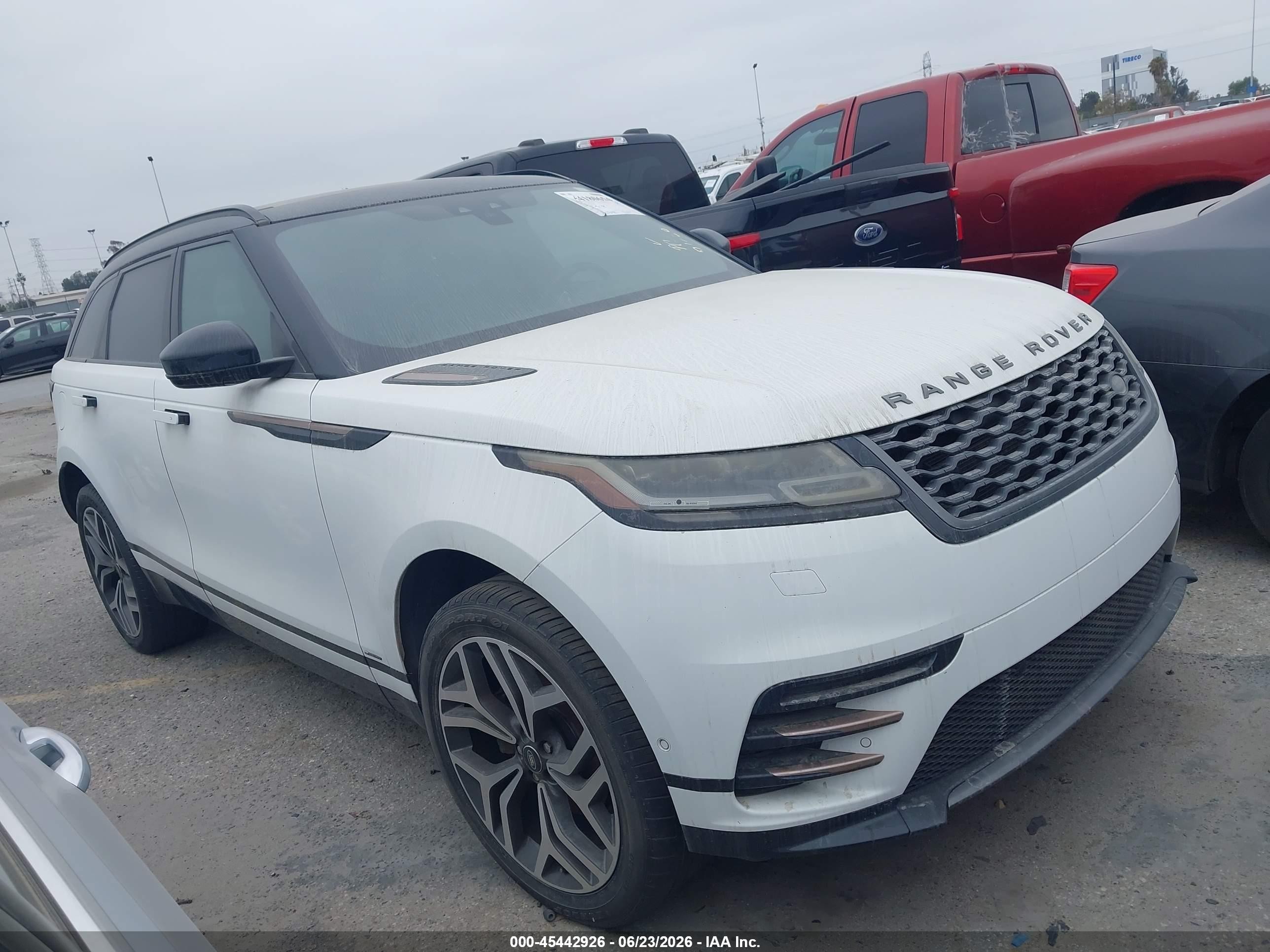 2018 Land Rover Range Rover Velar VIN SALYL2RN0JA771602 IAAI salvage auction — Repossession, Clear - Dealer Only (California), sold $5,900 on 2026-07-09 (photo 1)