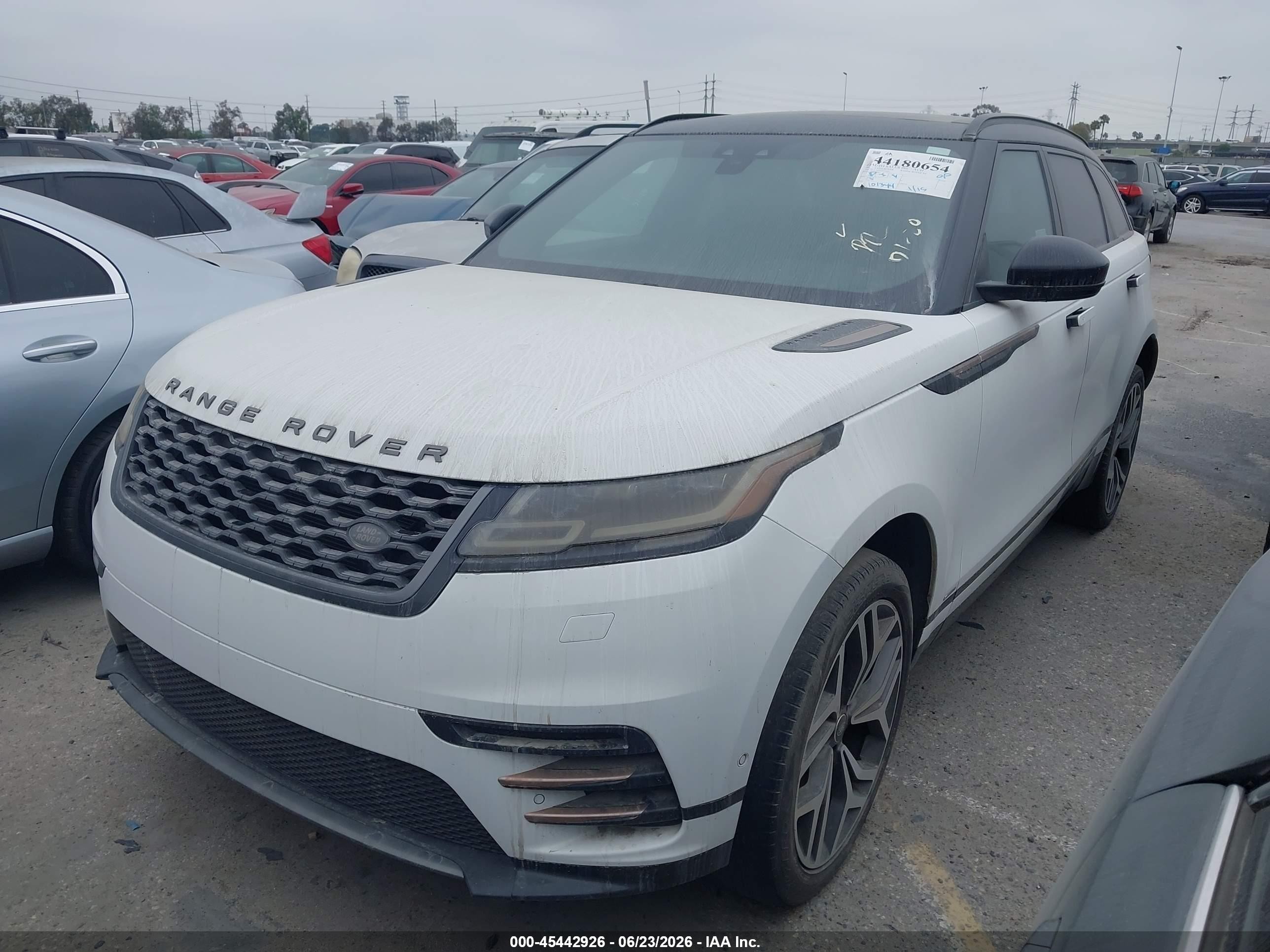 2018 Land Rover Range Rover Velar VIN SALYL2RN0JA771602 IAAI salvage auction — Repossession, Clear - Dealer Only (California), sold $5,900 on 2026-07-09 (photo 2)